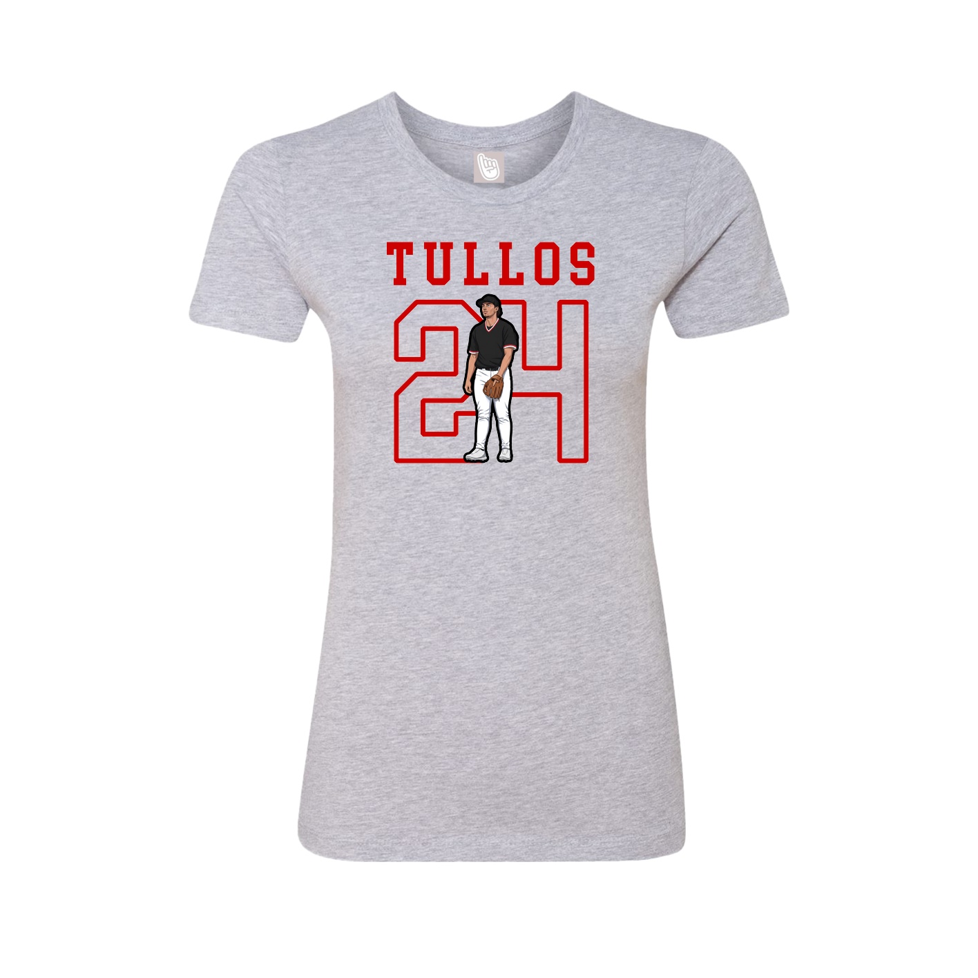 Fitted Women's Tee — Shirsey in Grey