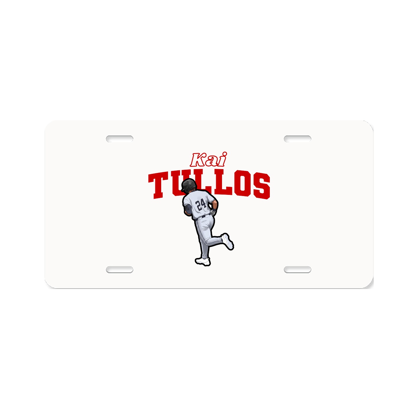 License Plate — Name Arch in Classic