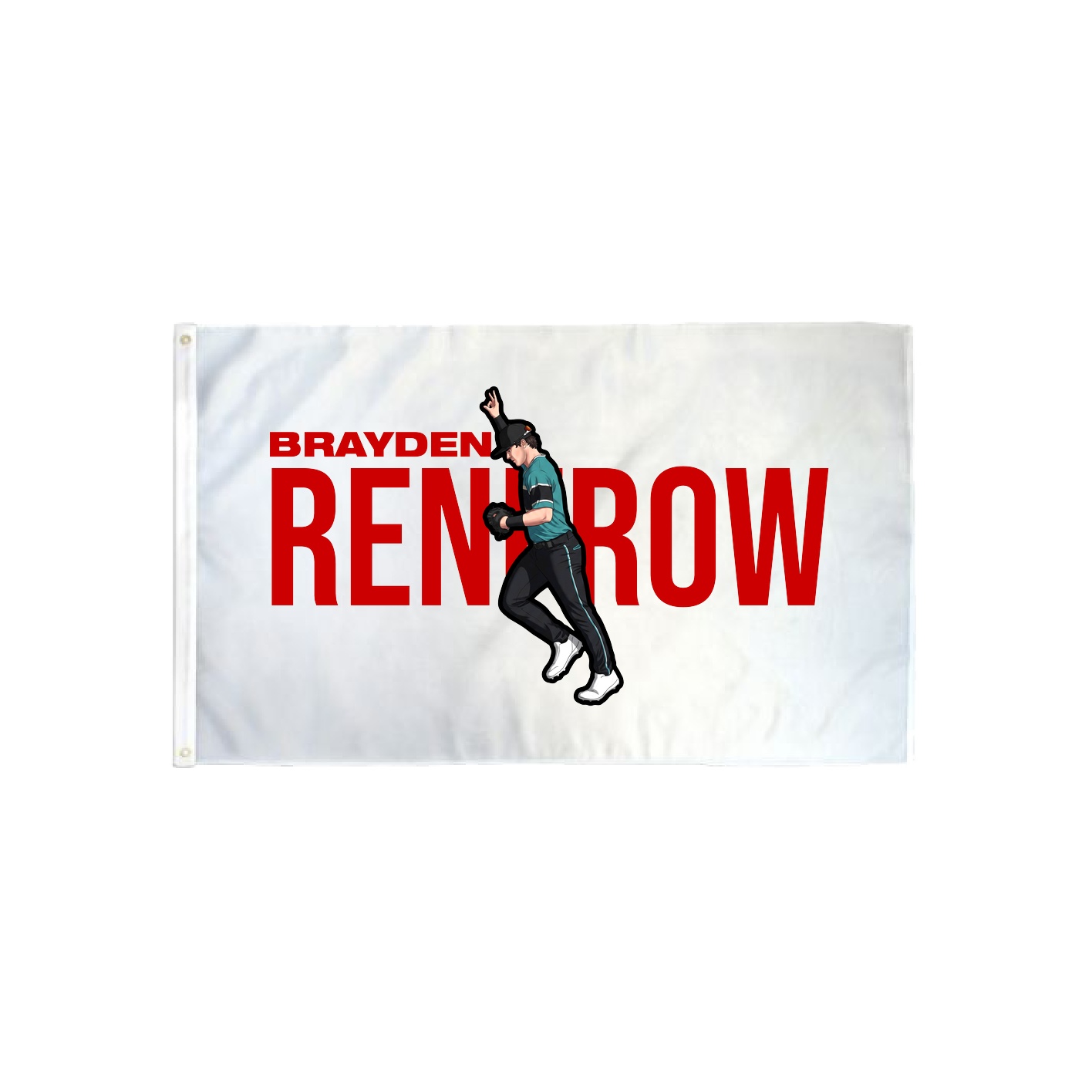3x5 Flag — Player Name in Classic