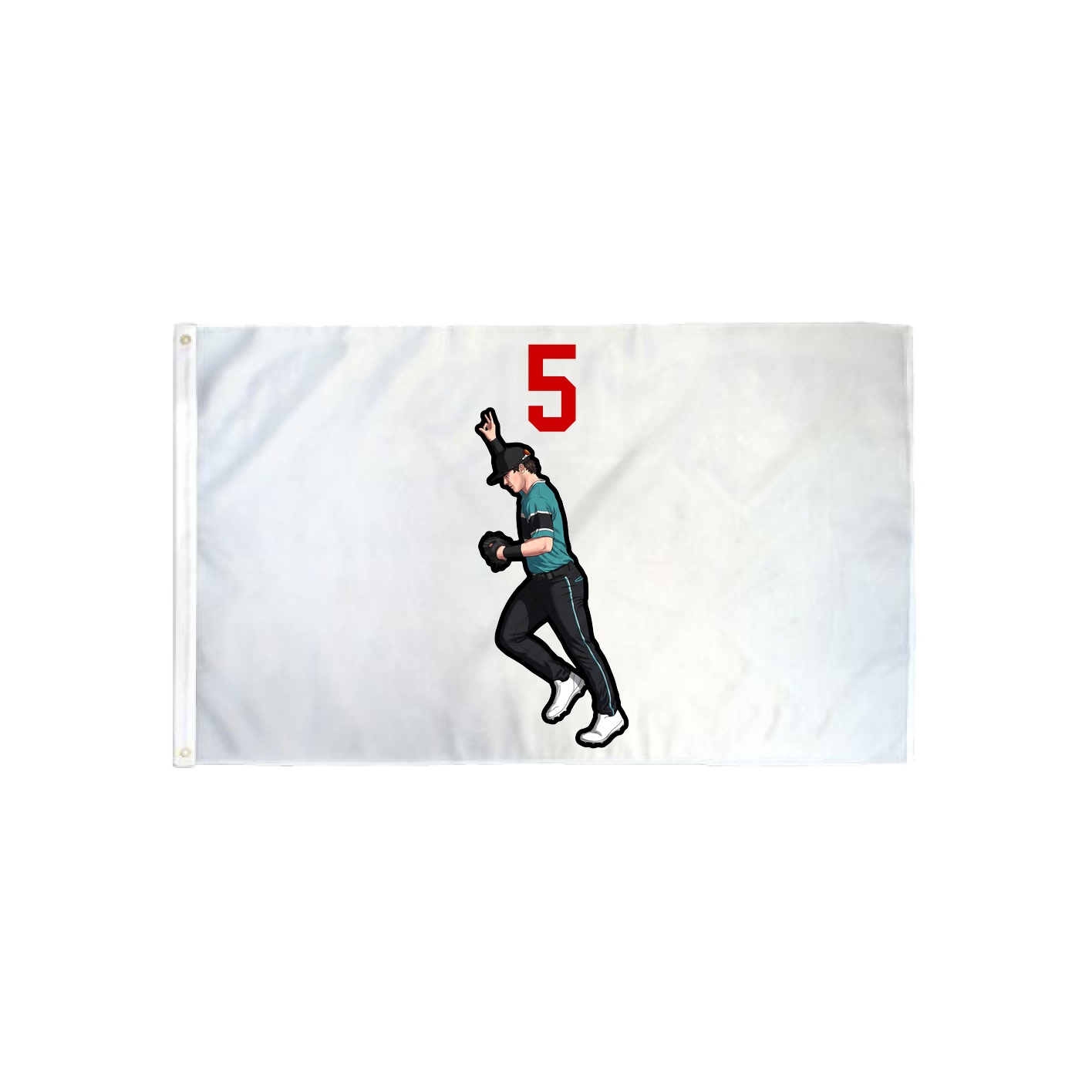 3x5 Flag — Number Top in Classic