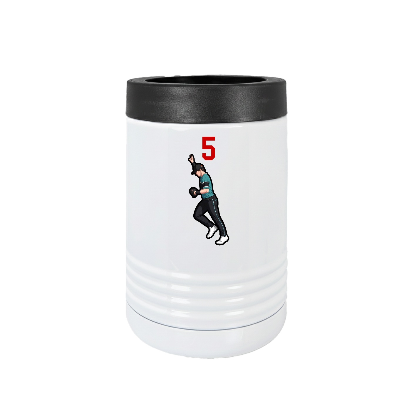 Beverage Holder — Number Top in White
