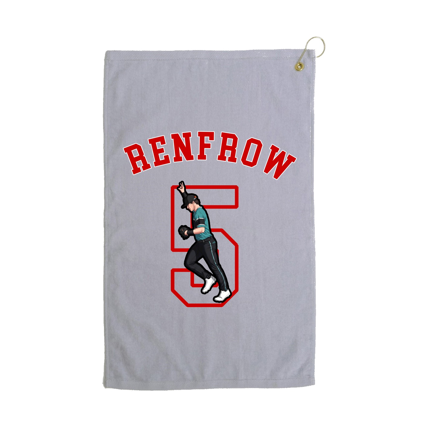 Golf Towel — Shirsey Arch in Grey