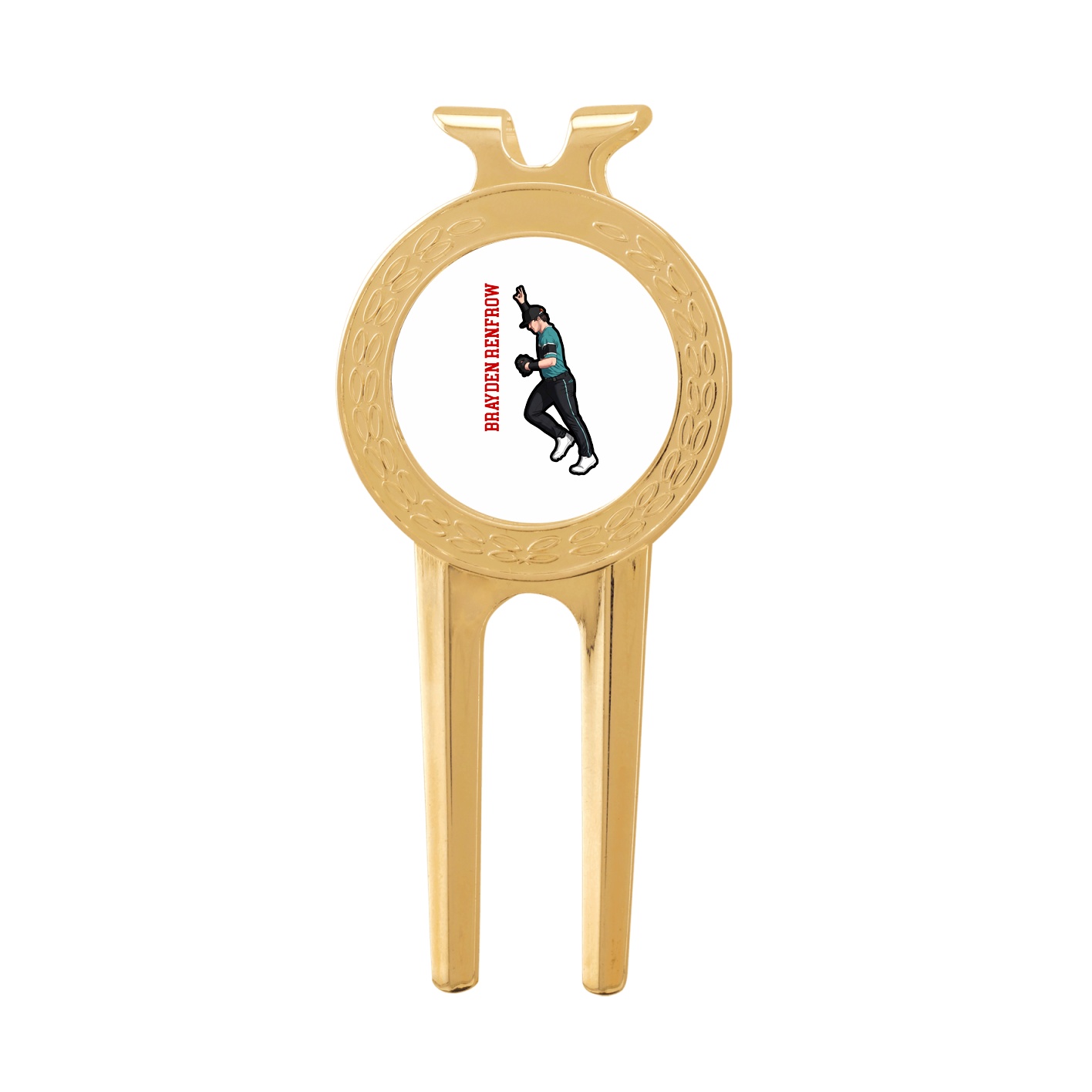 Divot Tool with Ball Marker — Name Vertical in Classic