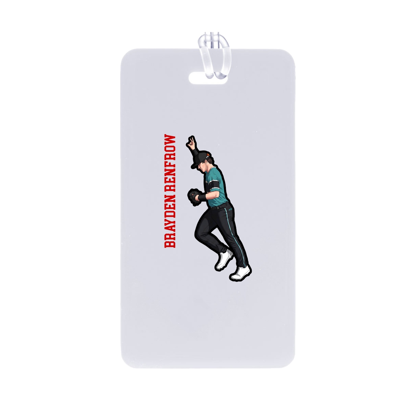 Bag Tag — Name Vertical in Classic