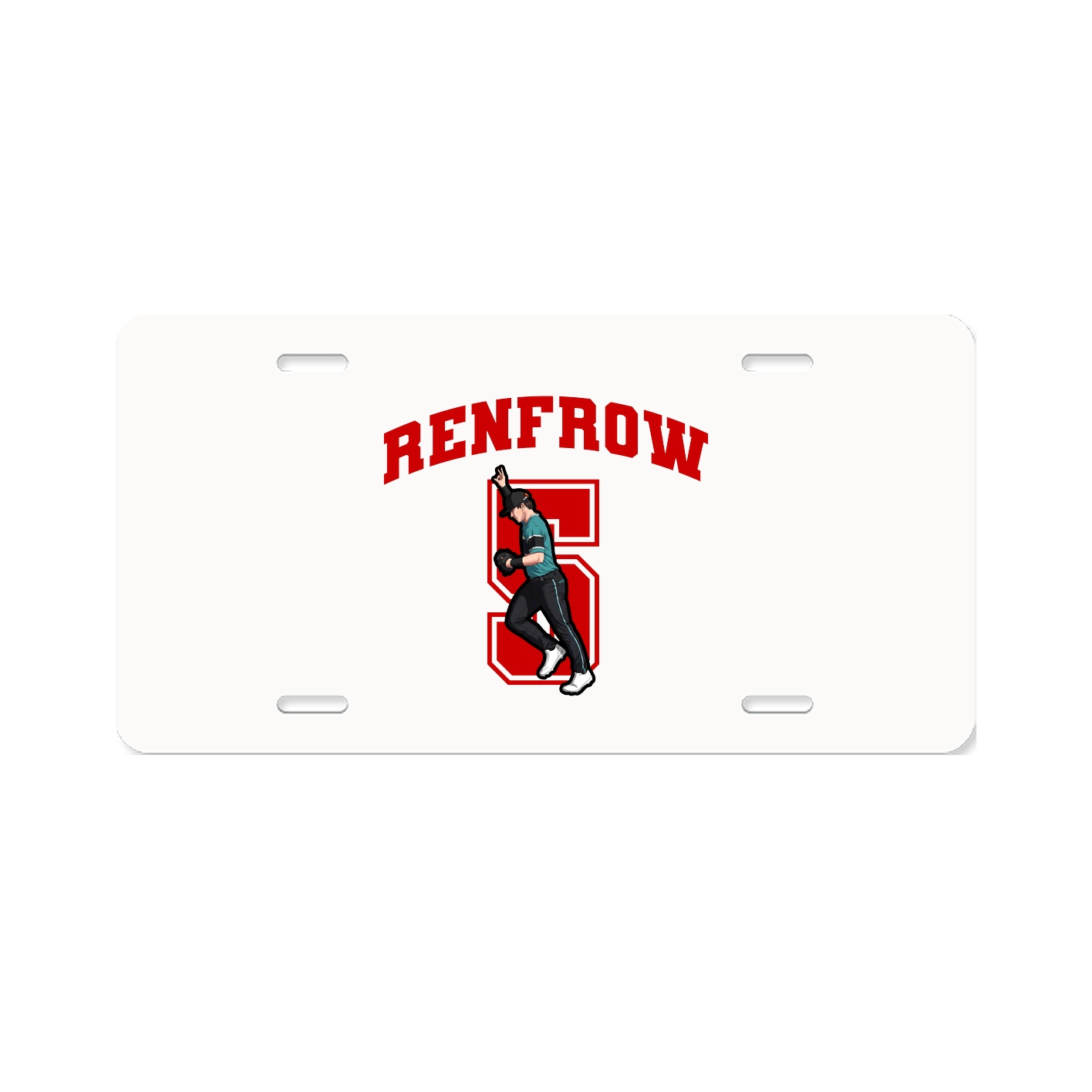 License Plate — Number in Classic