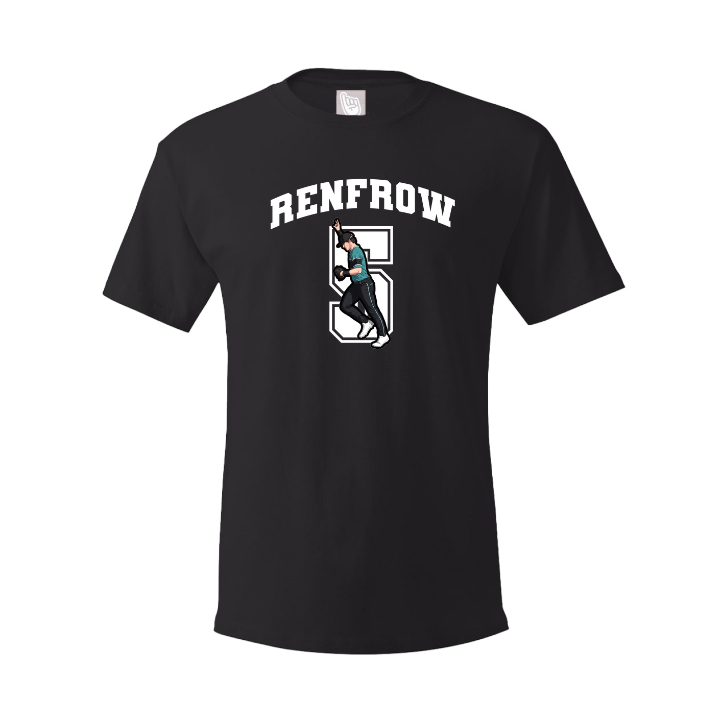 Youth Tee — Number in Black
