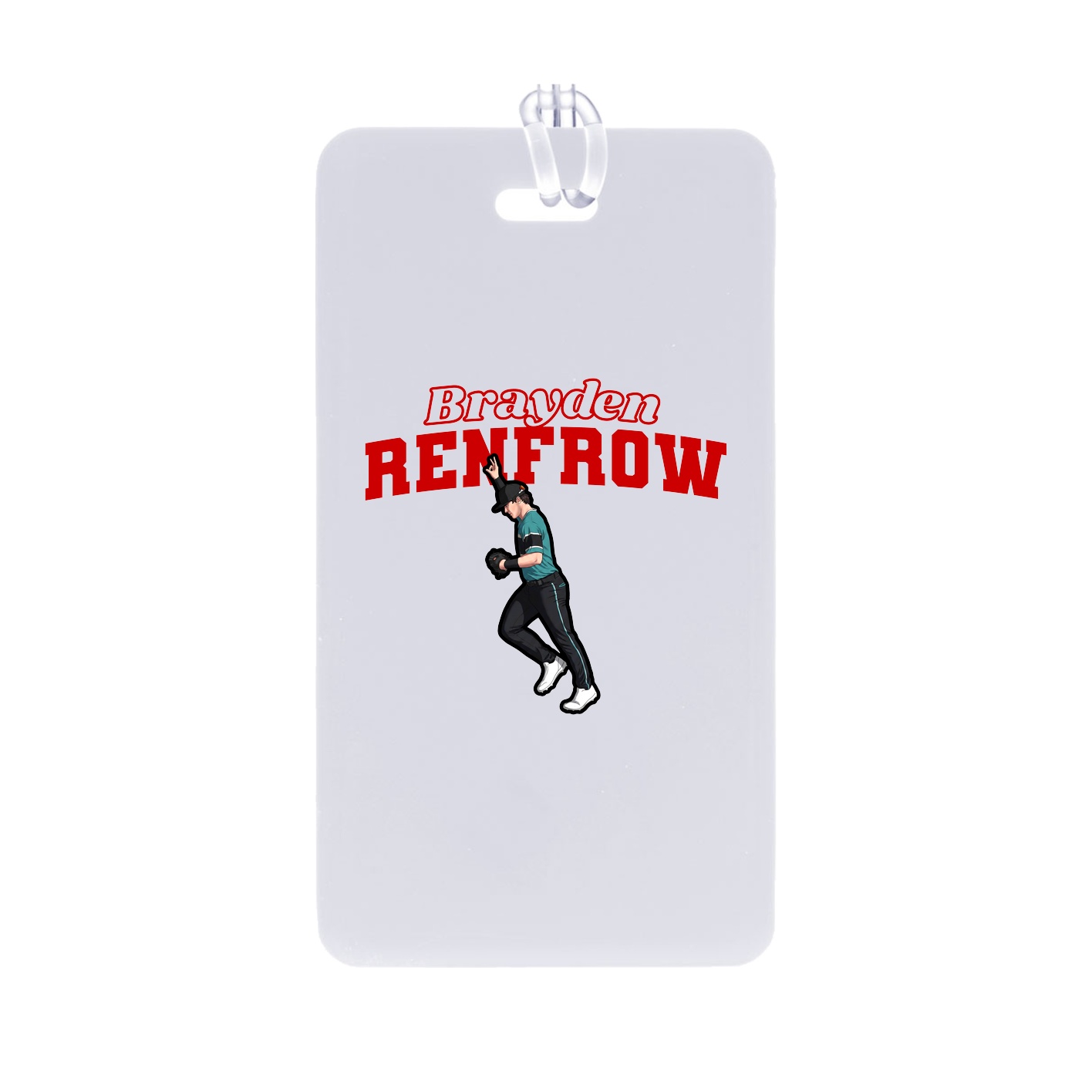 Bag Tag — Name Arch in Classic