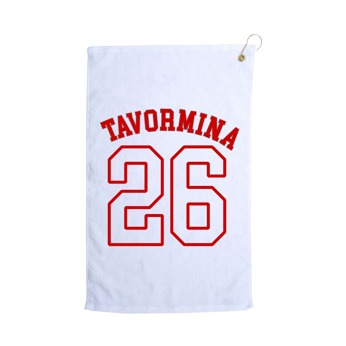 Golf Towel — Shirsey Arch in White