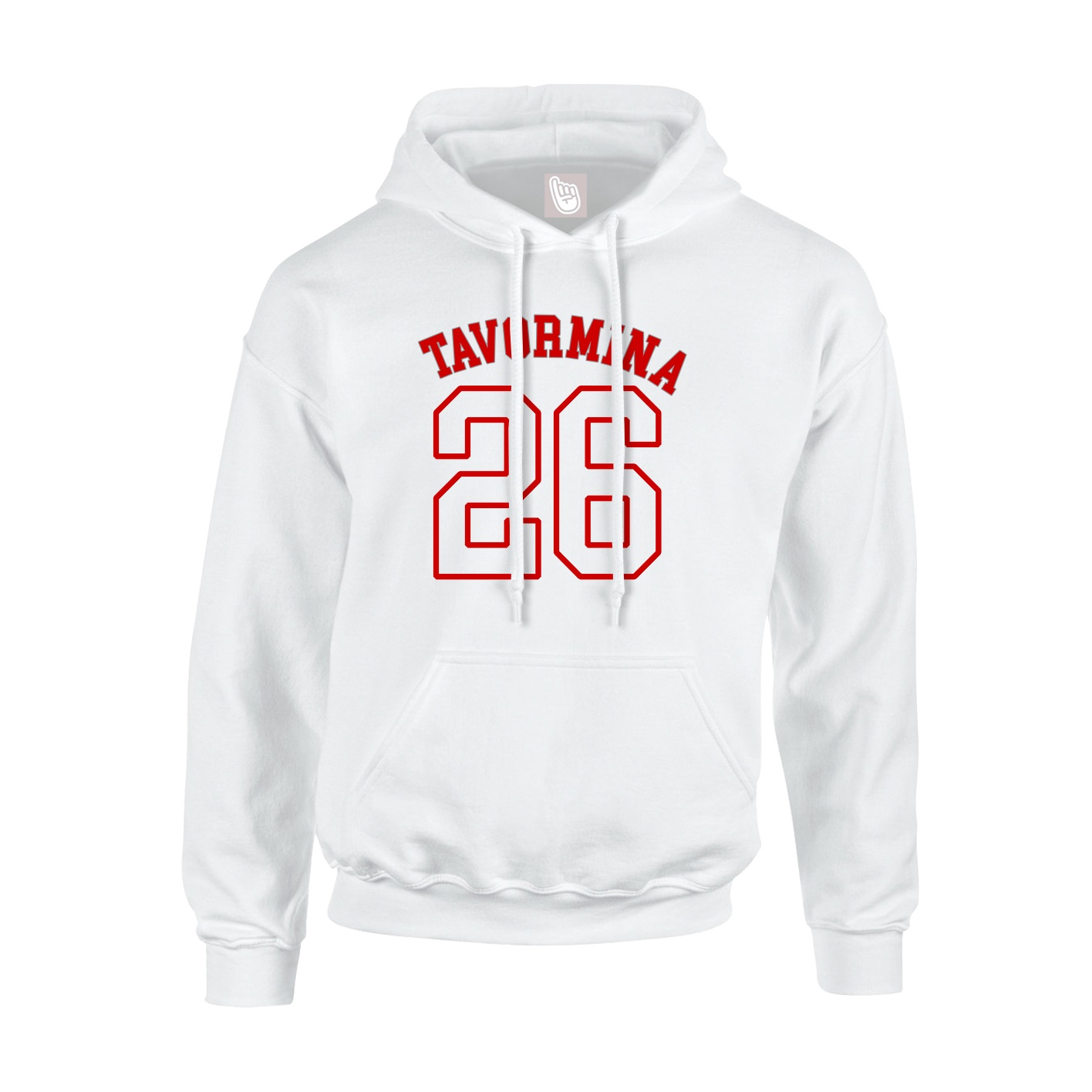Hoodie — Shirsey Arch in White