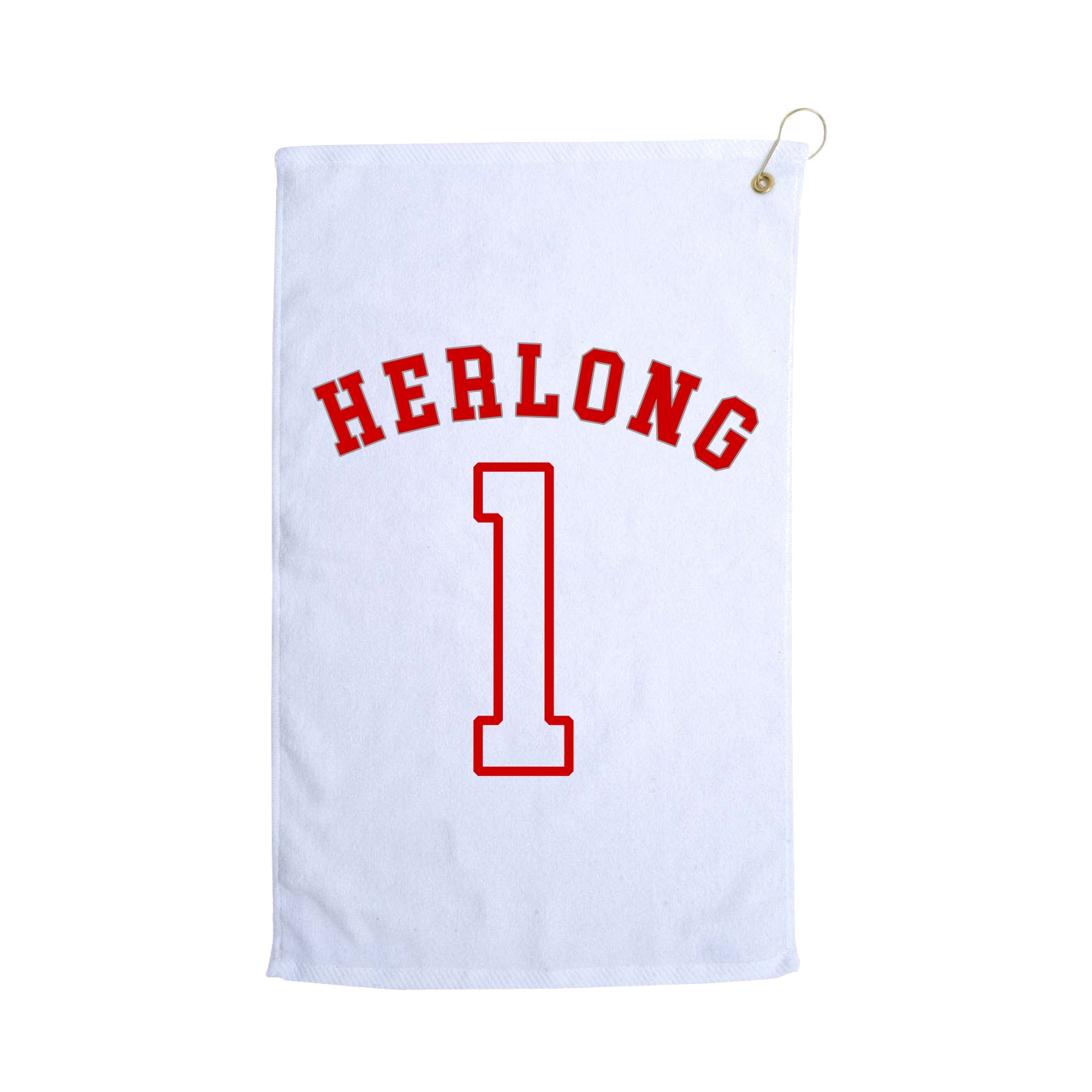 Golf Towel — Shirsey Arch in White