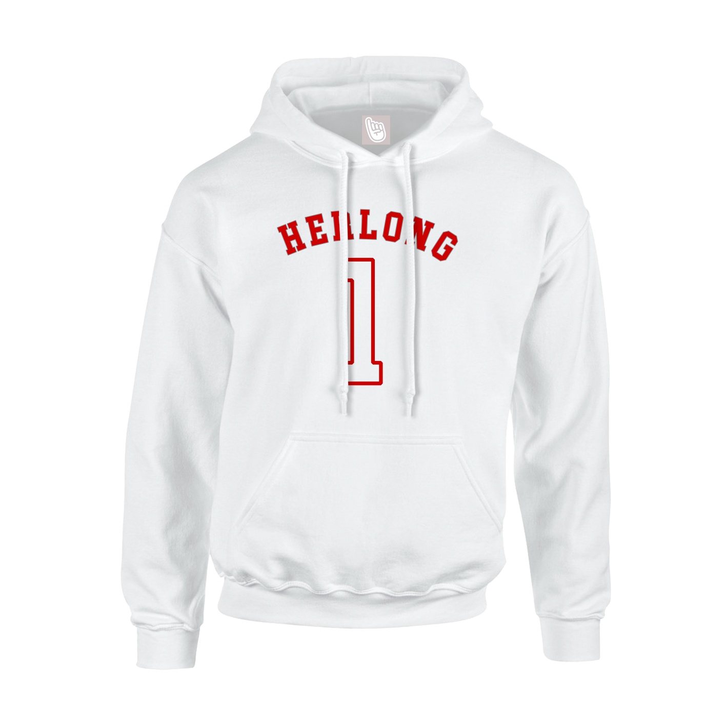 Hoodie — Shirsey Arch in White