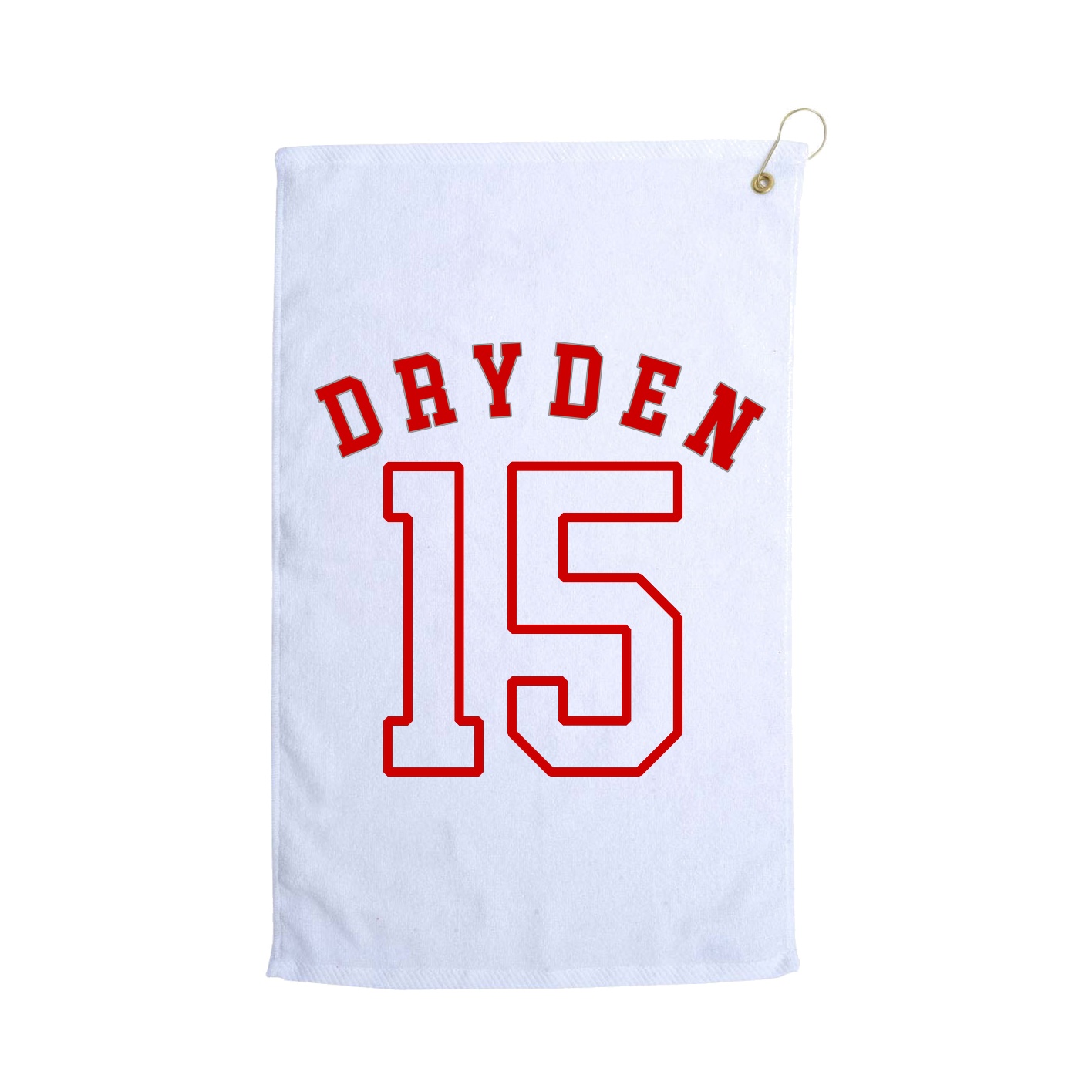 Golf Towel — Shirsey Arch in White