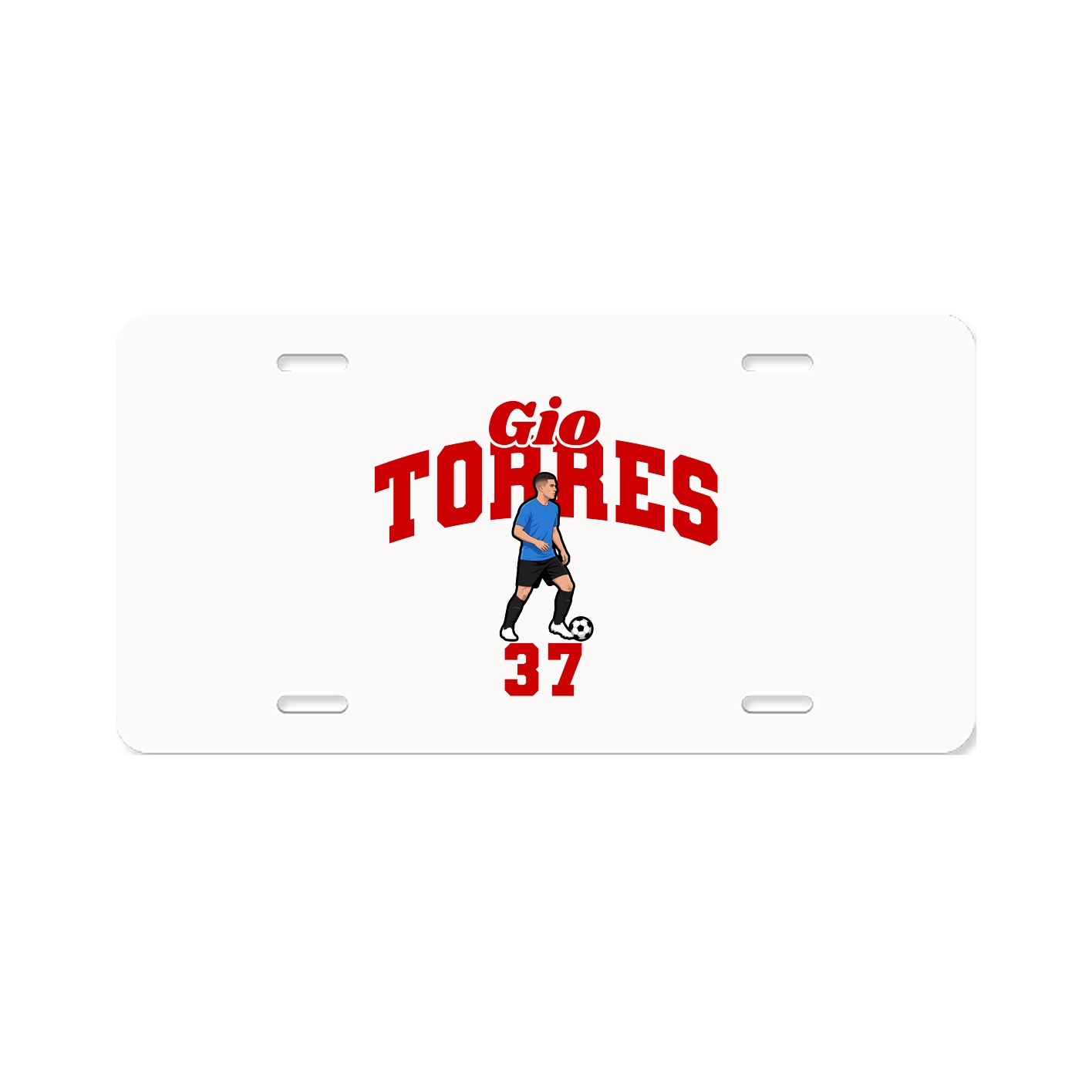 License Plate — Signature Arch in Classic