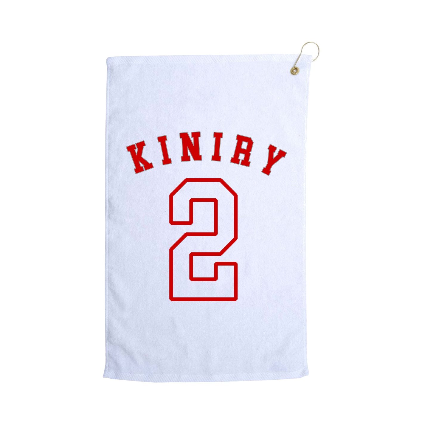 Golf Towel — Shirsey Arch in White