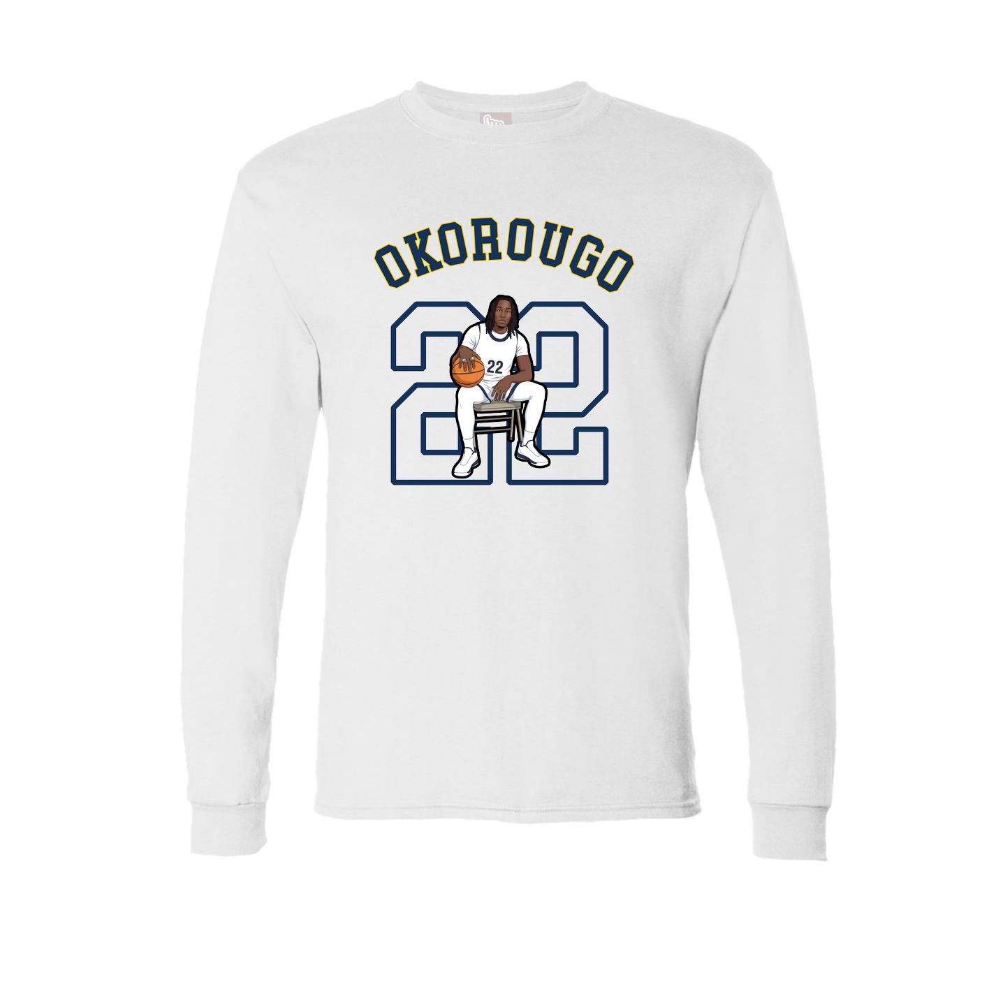 Long Sleeve Tee — Shirsey Arch in White