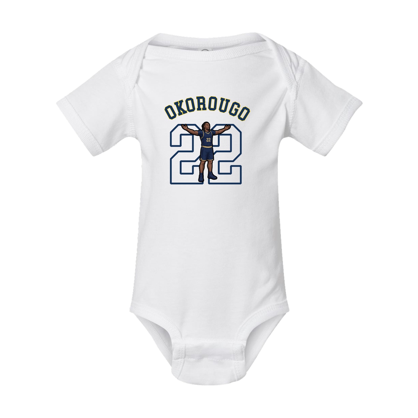 Baby Onesie — Shirsey Arch in White