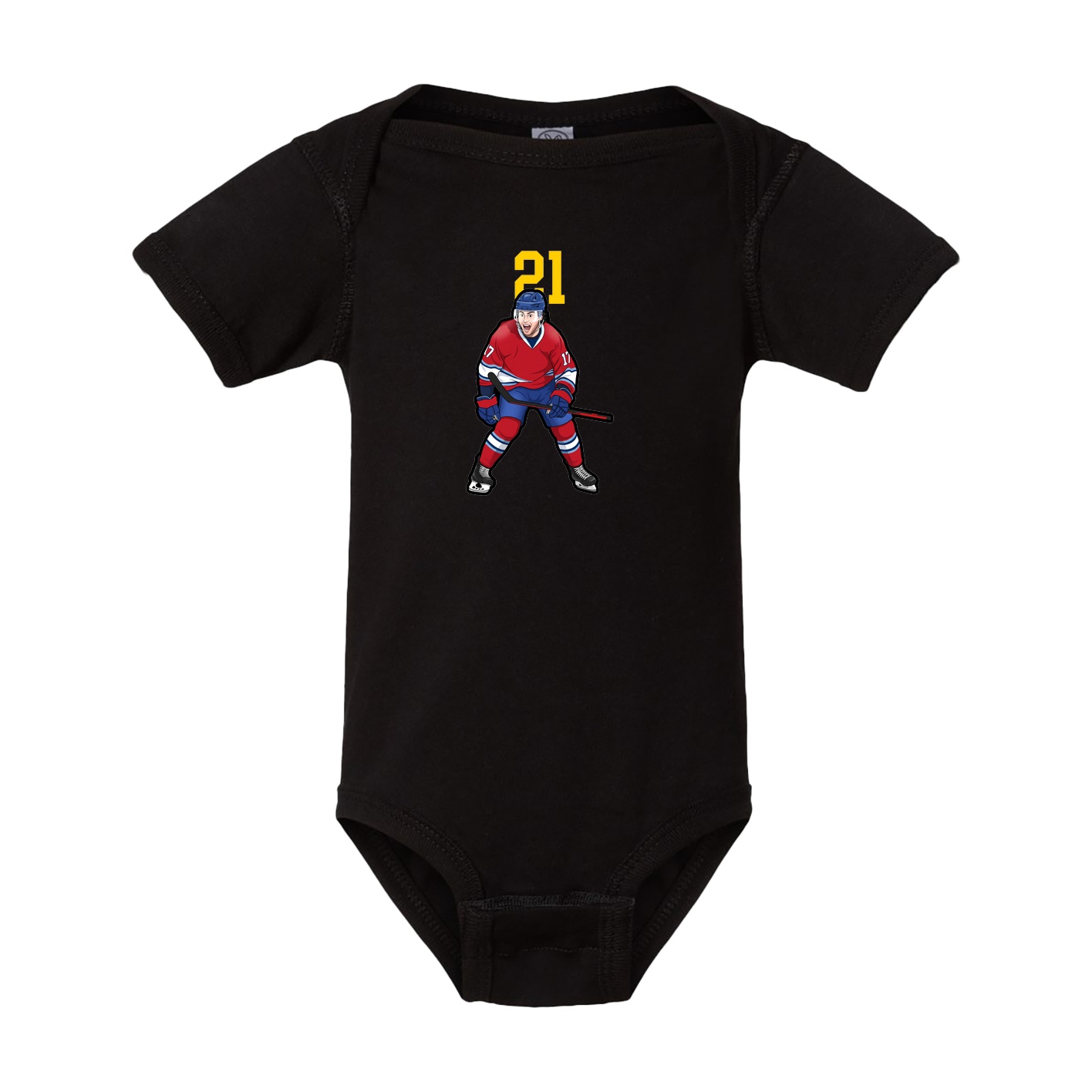 Baby Onesie — Number Top in Black