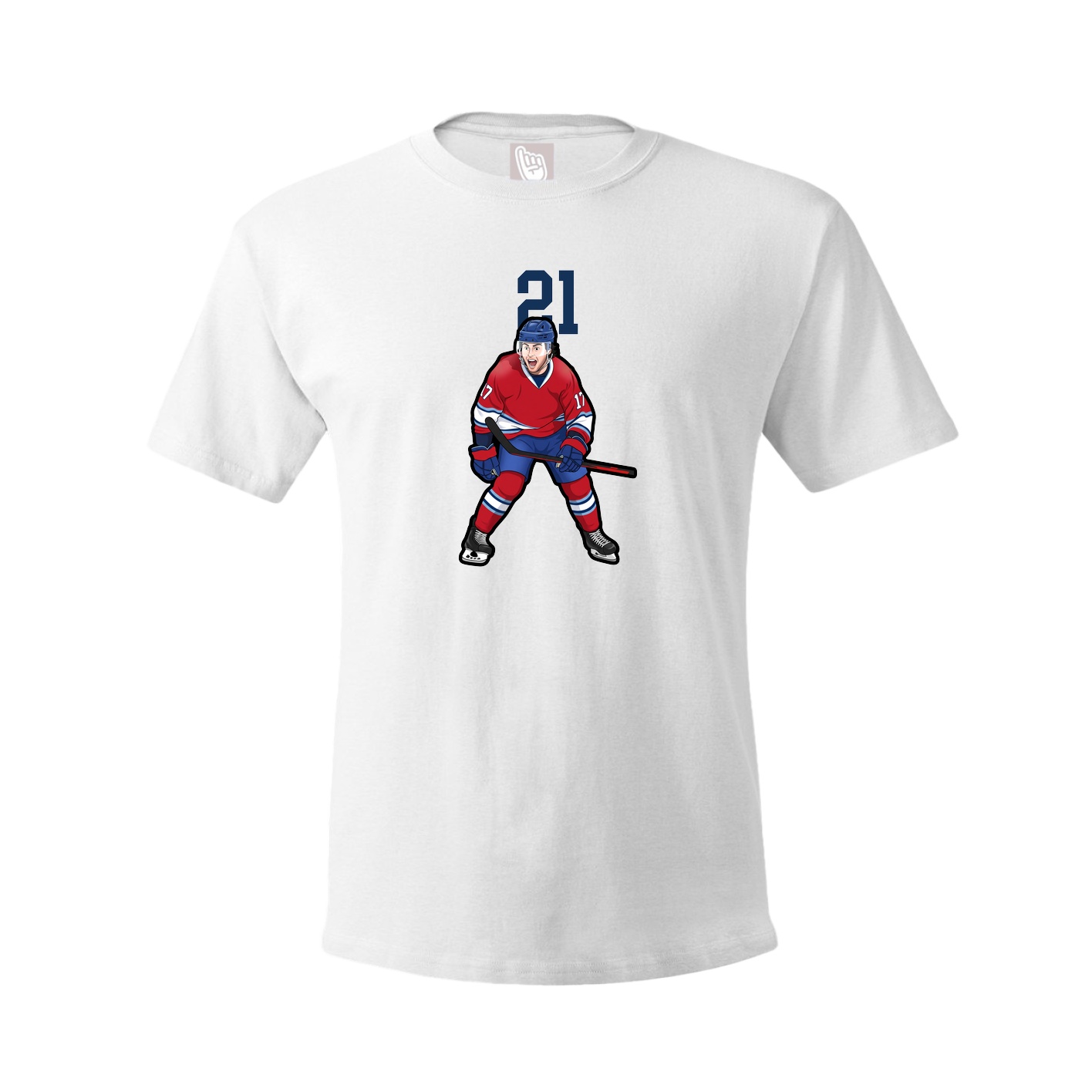 Tee — Number Top in White