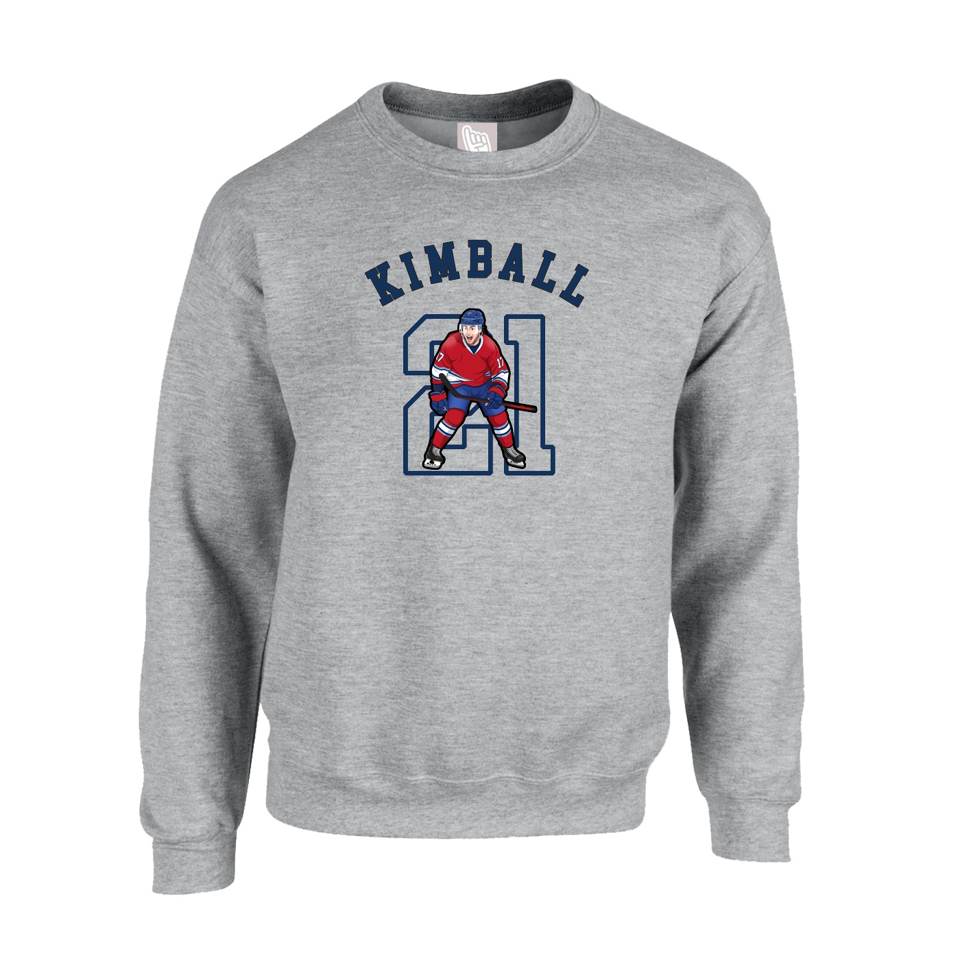 Fleece Crew — Shirsey Arch in Grey