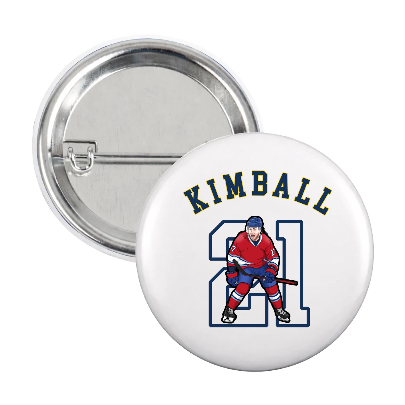 Game Day Button — Shirsey Arch in White