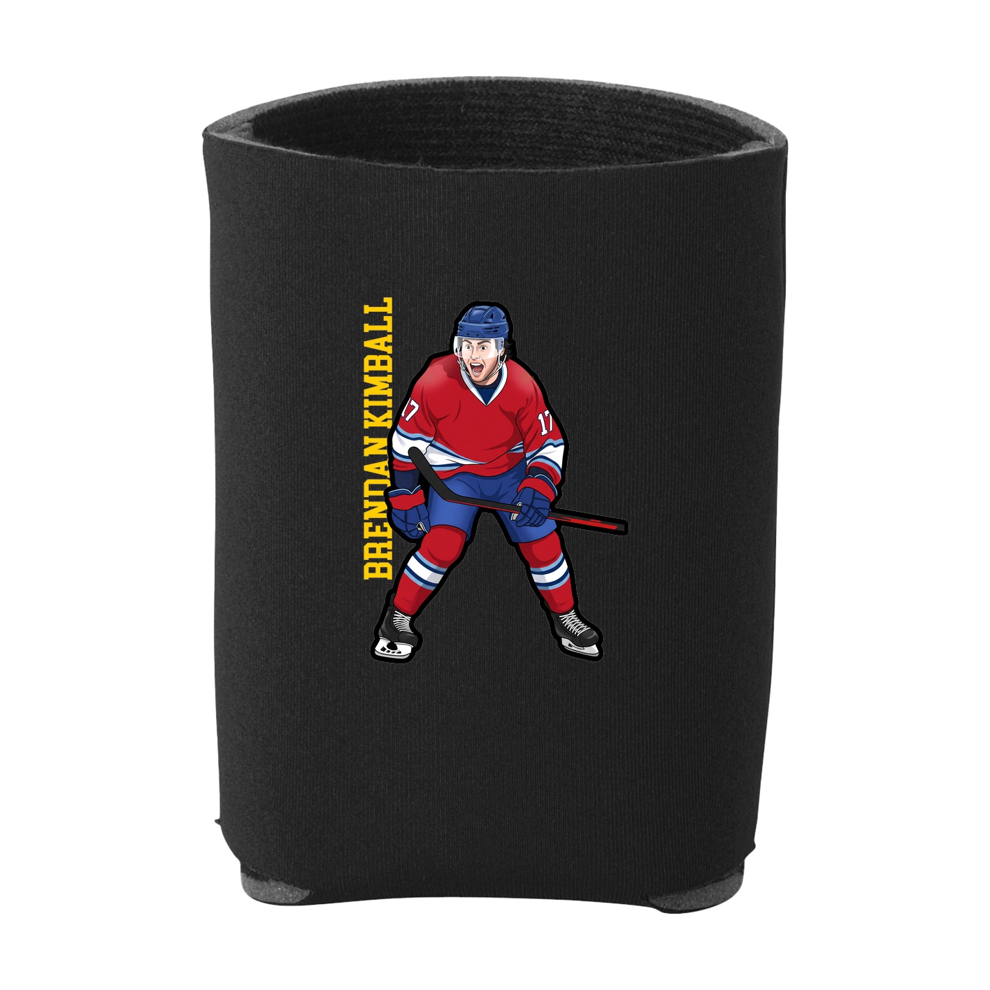 Can Holder — Name Vertical in Black