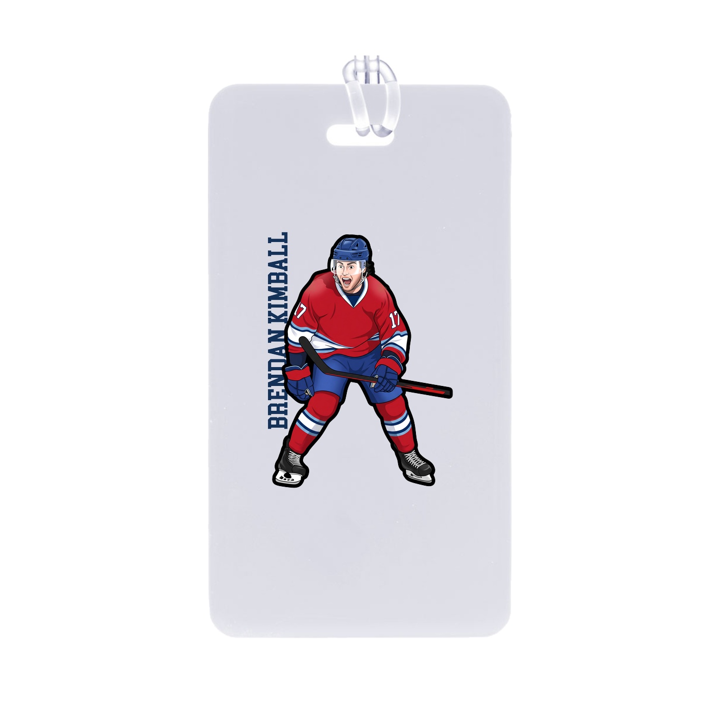 Bag Tag — Name Vertical in Classic