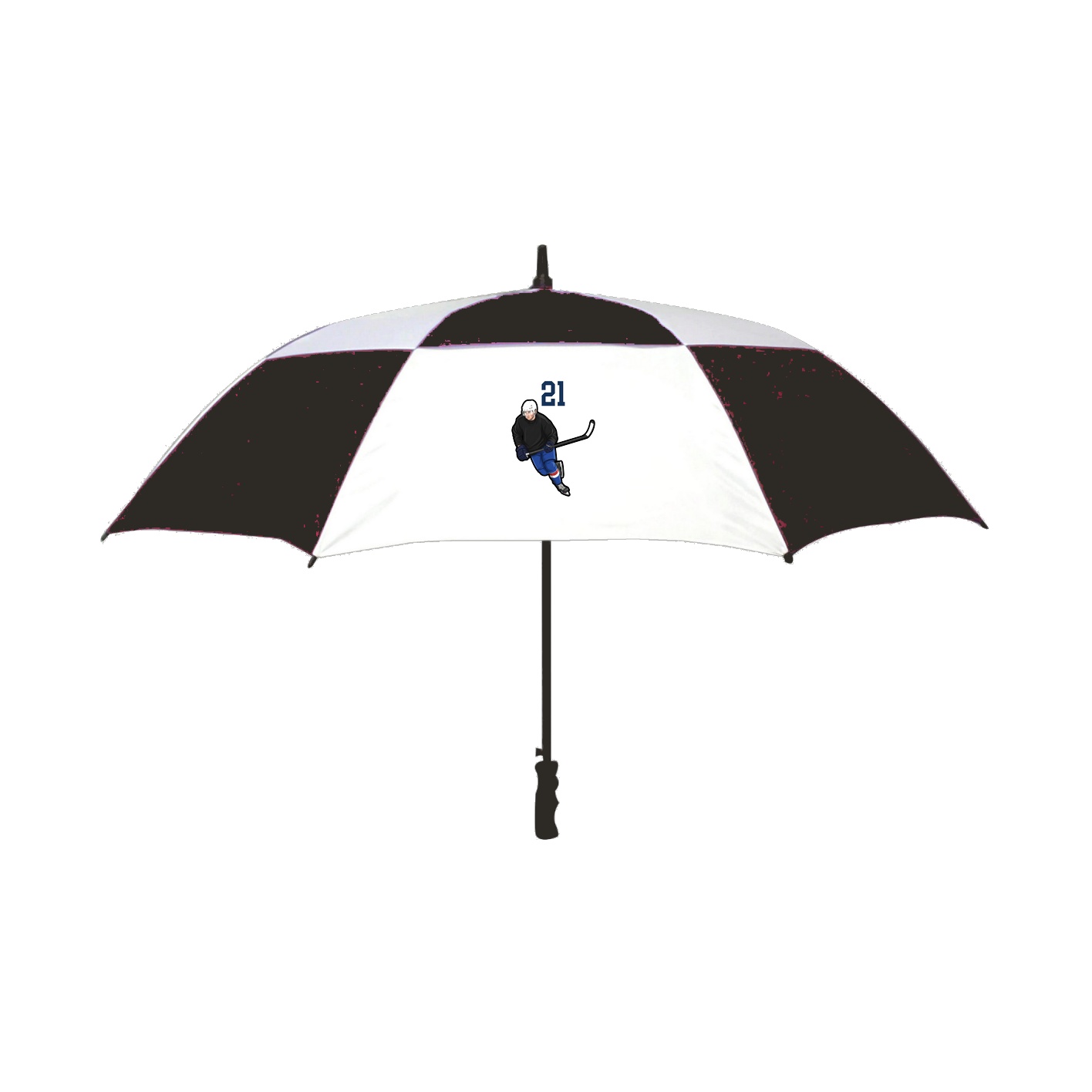 Golf Umbrella — Number Top in Black