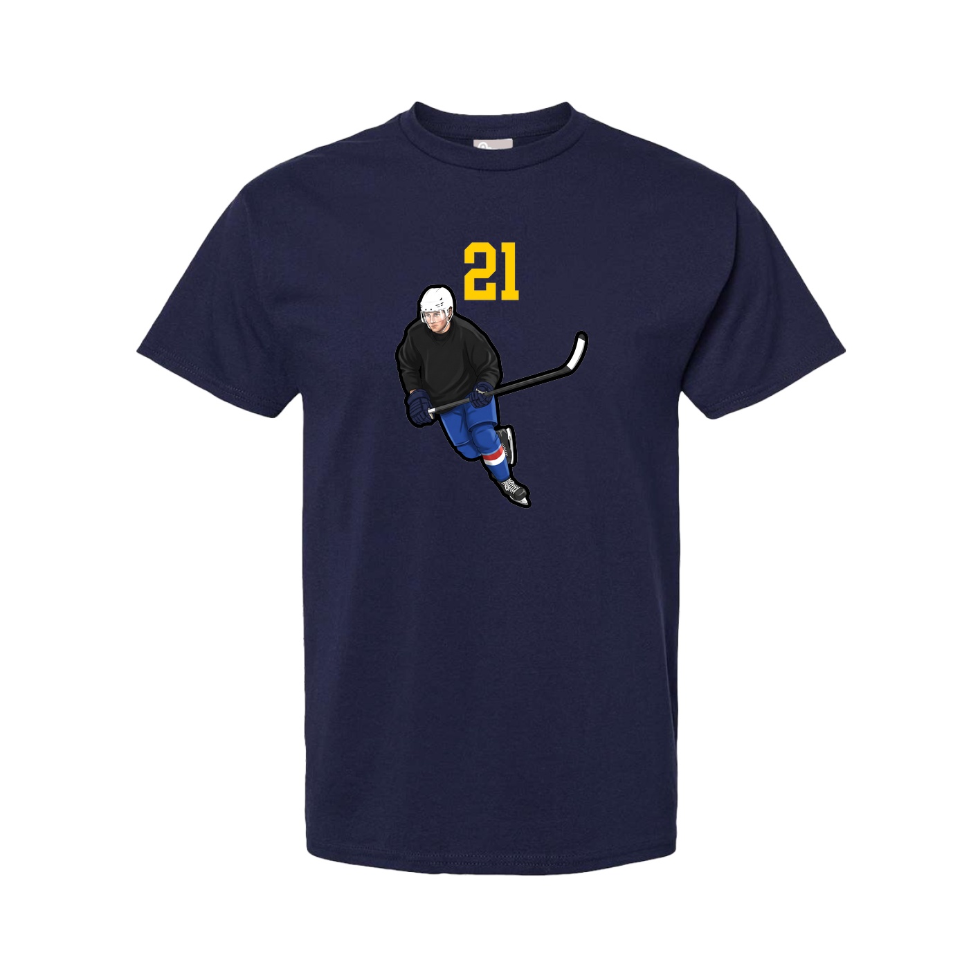 Youth Tee — Number Top in Navy