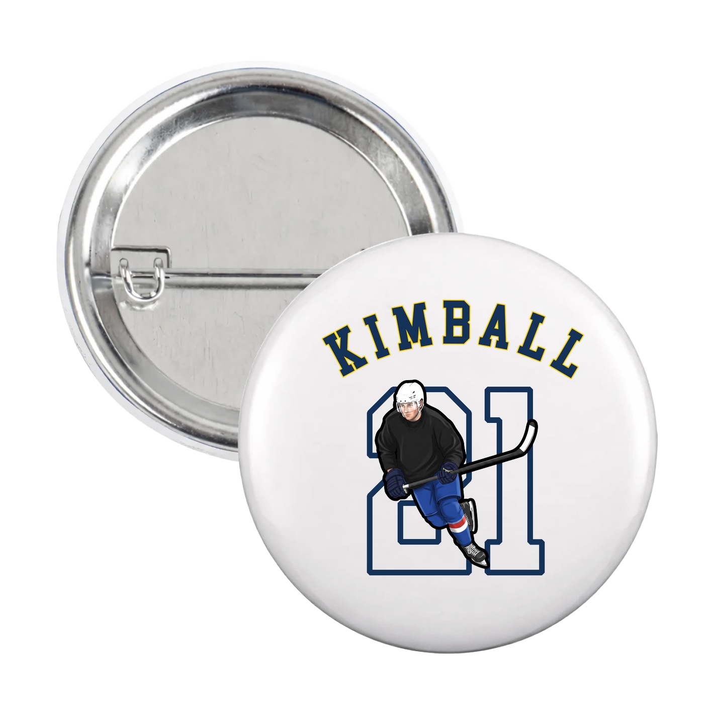 Game Day Button — Shirsey Arch in White