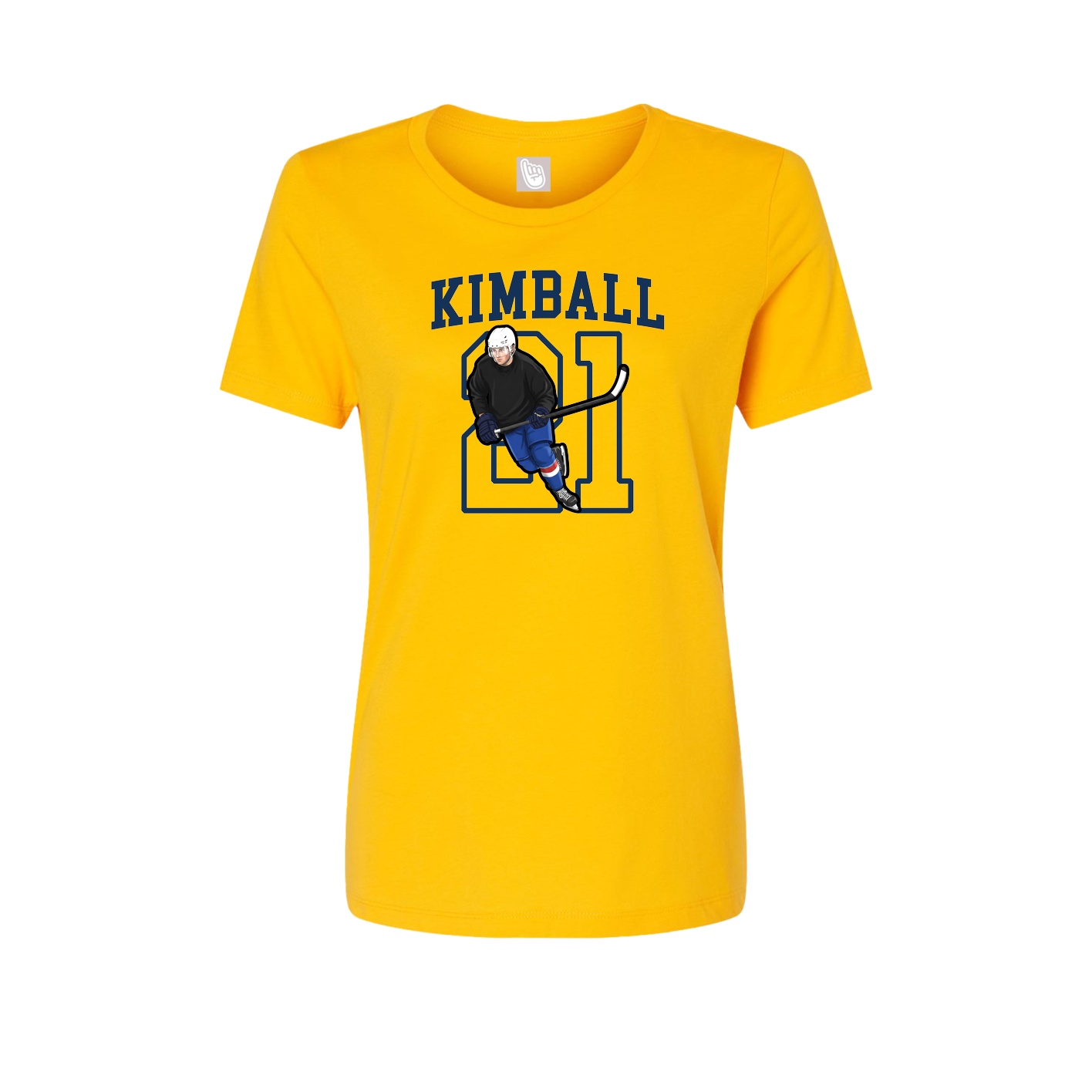 Fitted Women's Tee — Shirsey in Gold