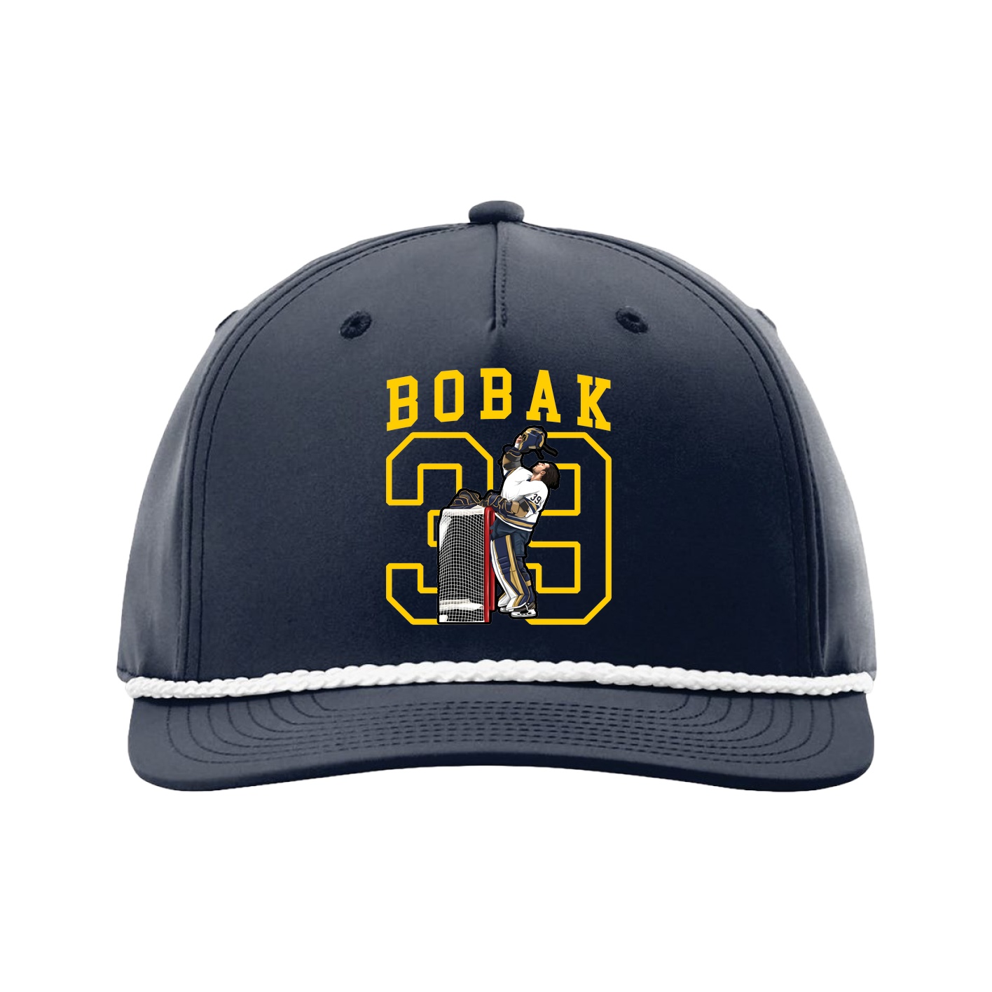 Five-Panel Classic Rope Cap — Shirsey in Navy