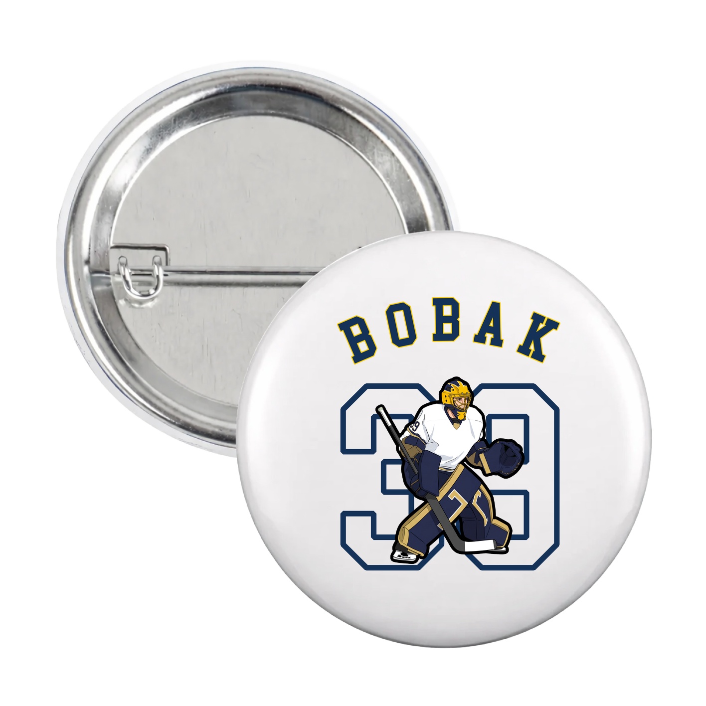 Game Day Button — Shirsey Arch in White