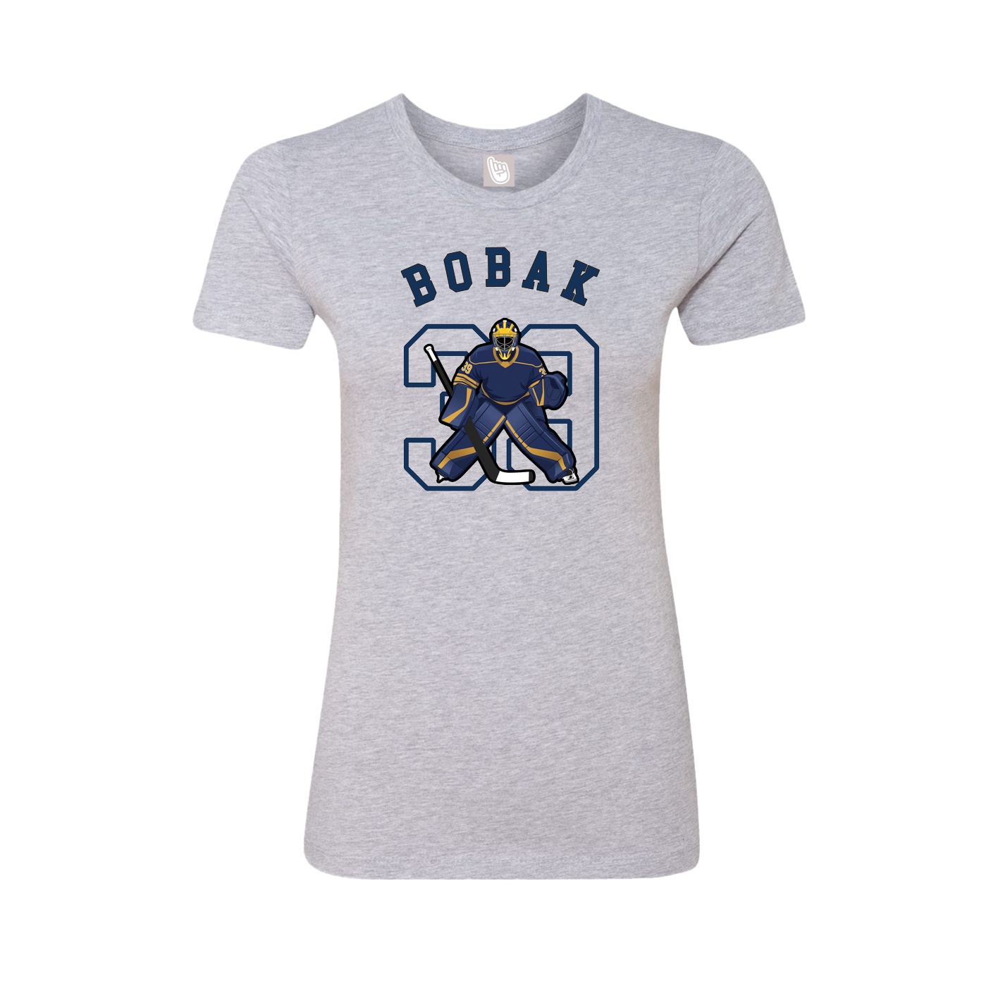 Fitted Women's Tee — Shirsey Arch in Grey