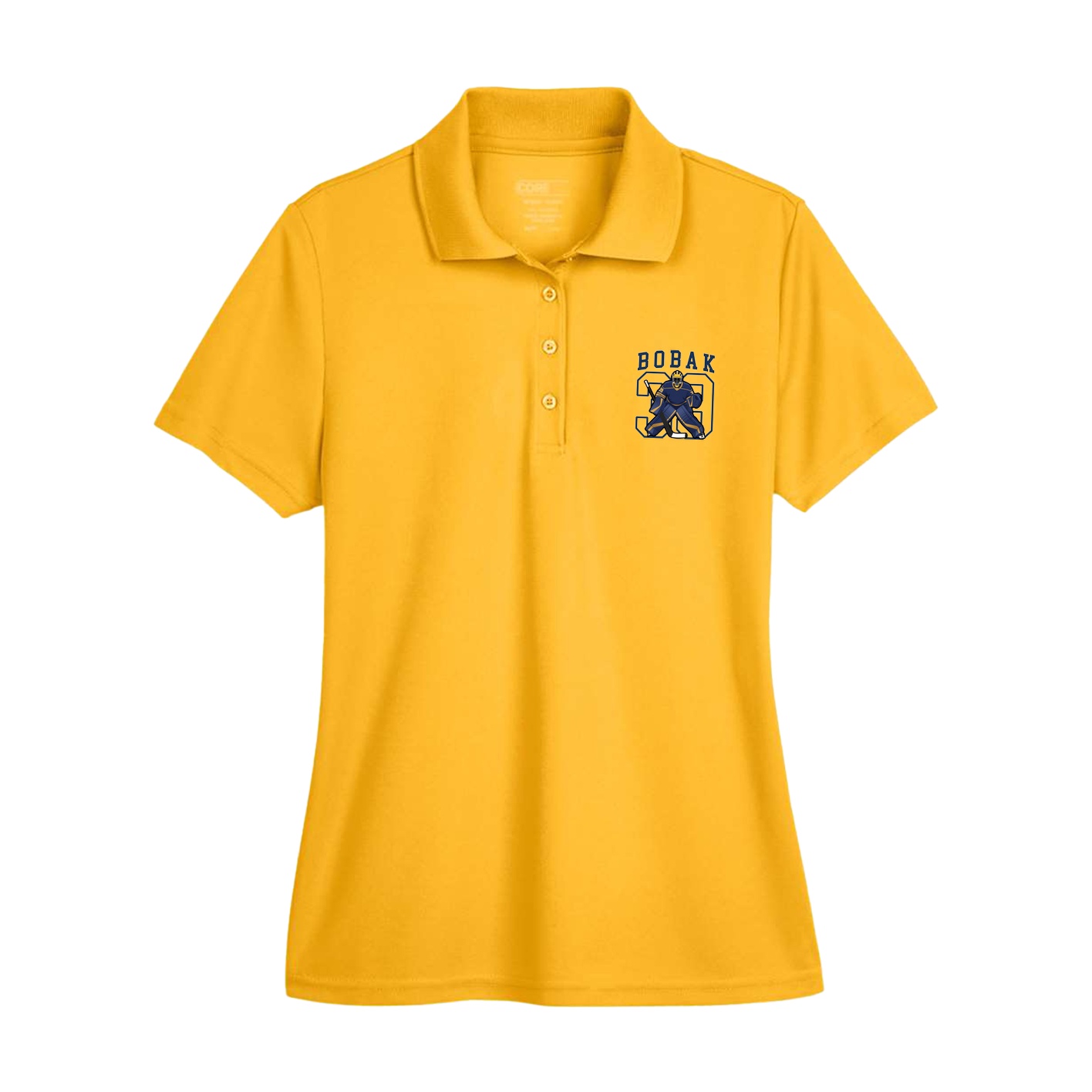 Womens Performance Polo — Shirsey in Gold