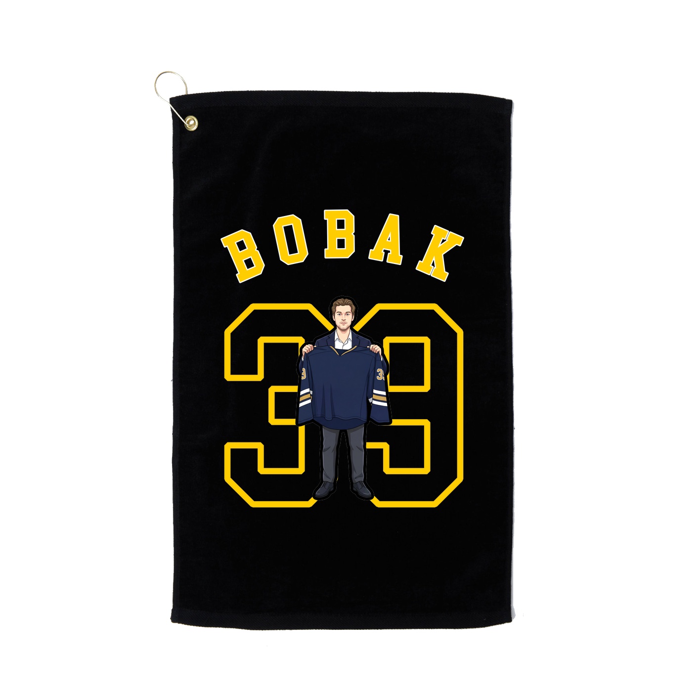 Golf Towel — Shirsey Arch in Black