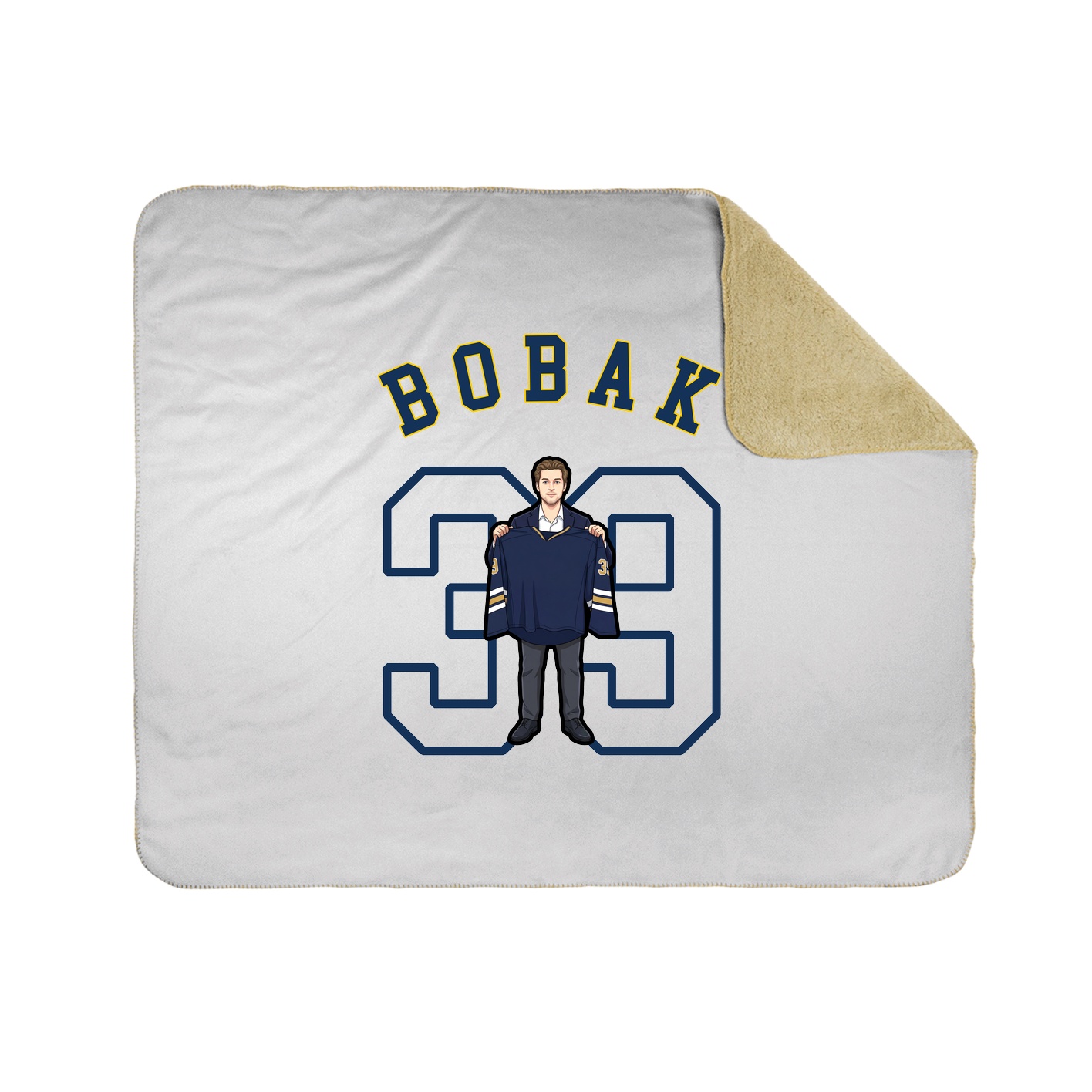 50x60 Sherpa Lined Throw Blanket