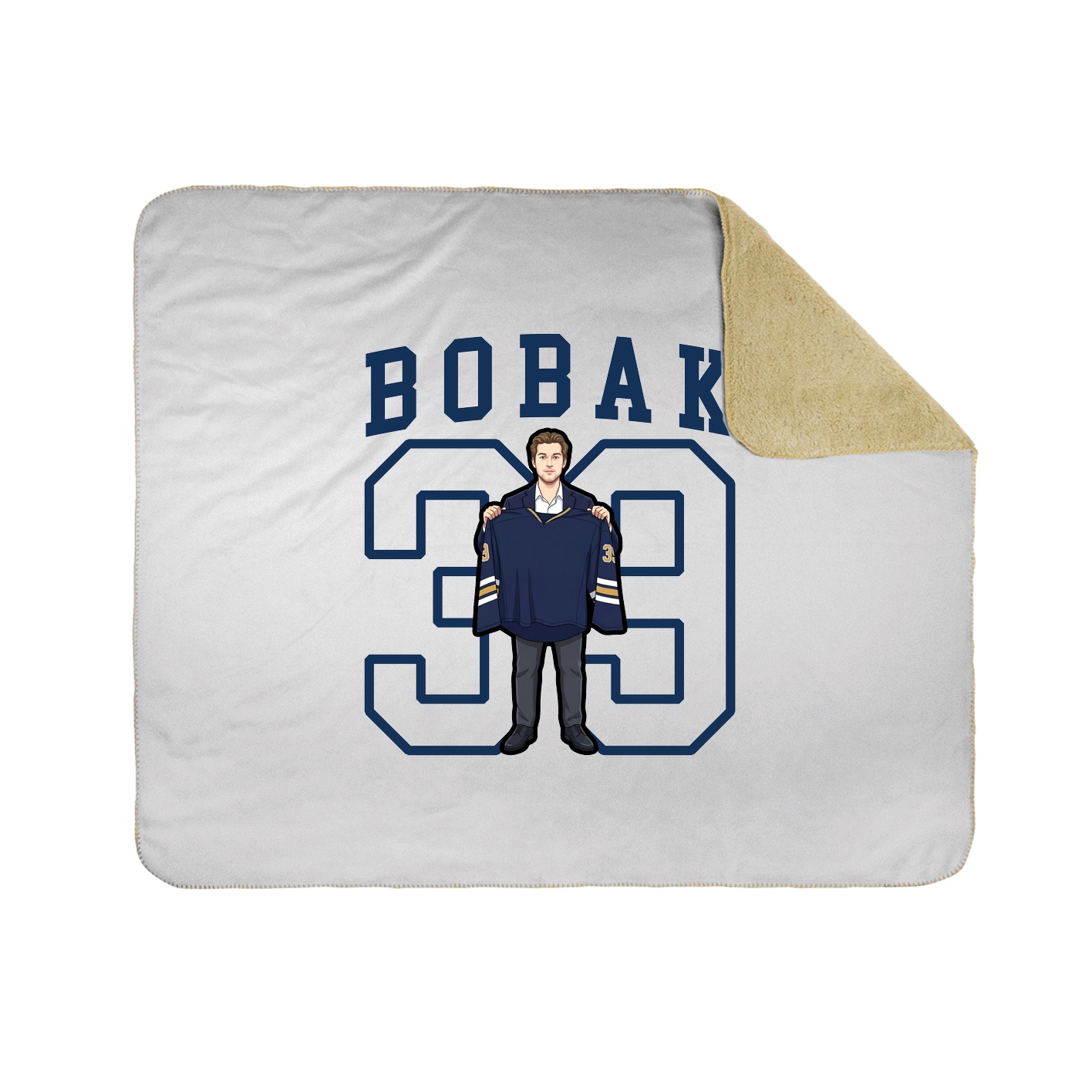 50x60 Sherpa Lined Throw Blanket