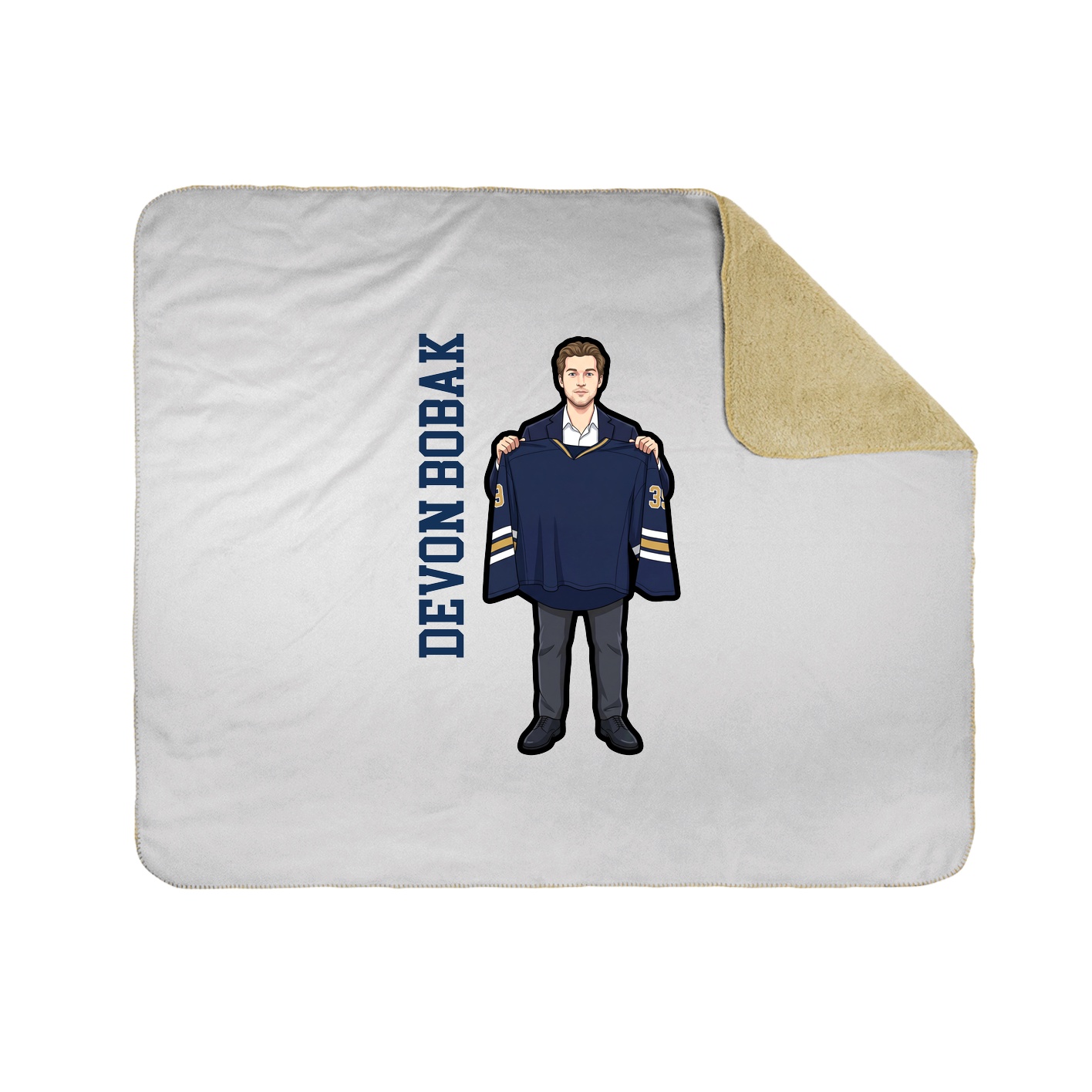 50x60 Sherpa Lined Throw Blanket