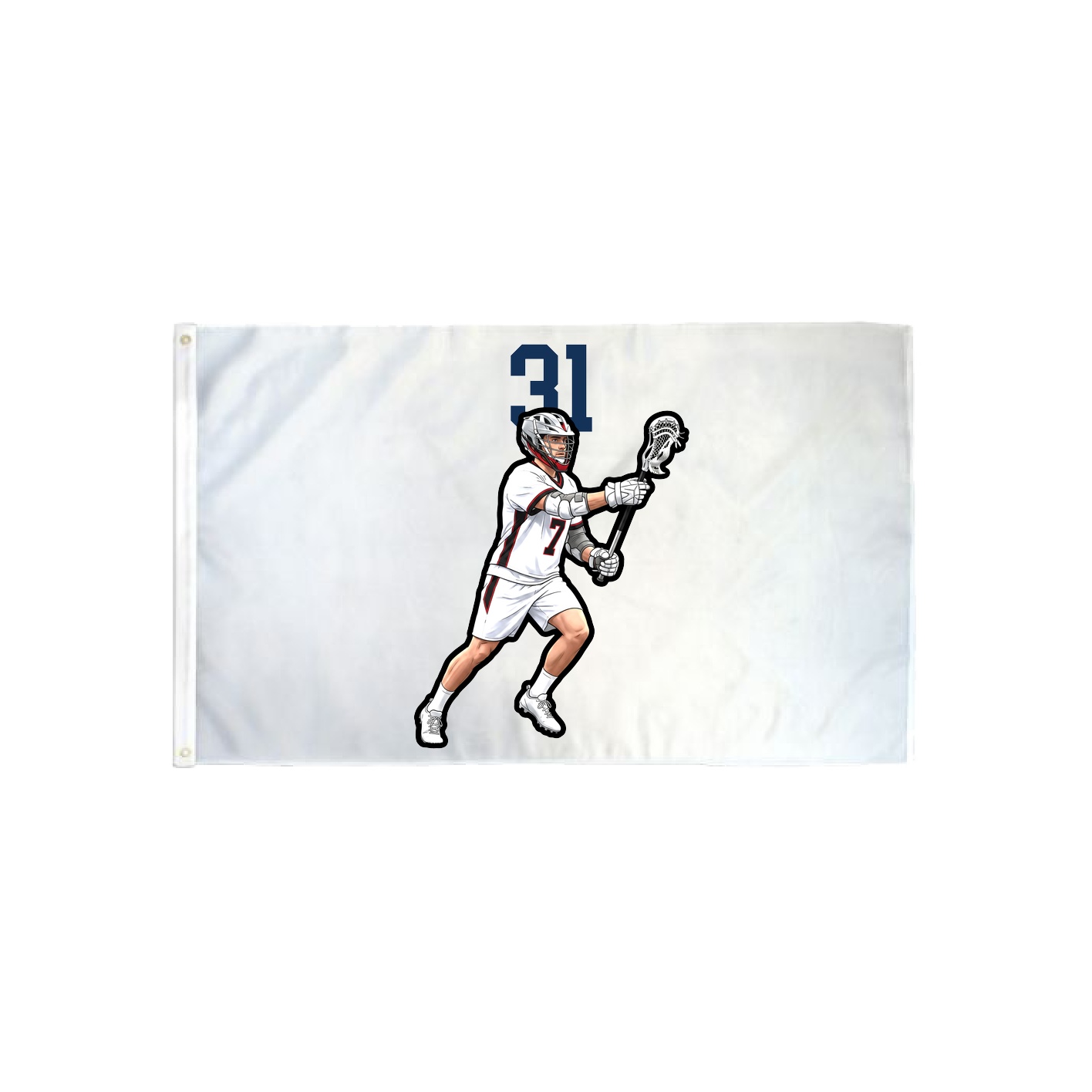 3x5 Flag — Number Top in Classic