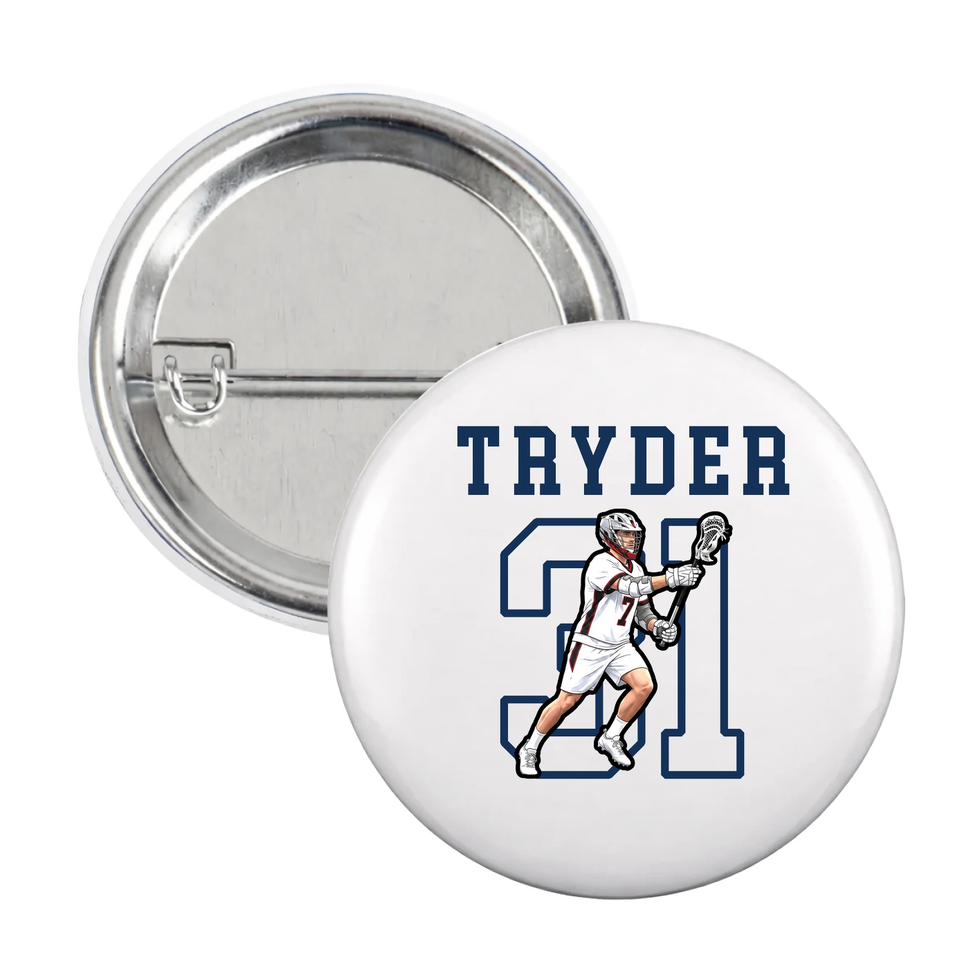 Game Day Button — Shirsey in White