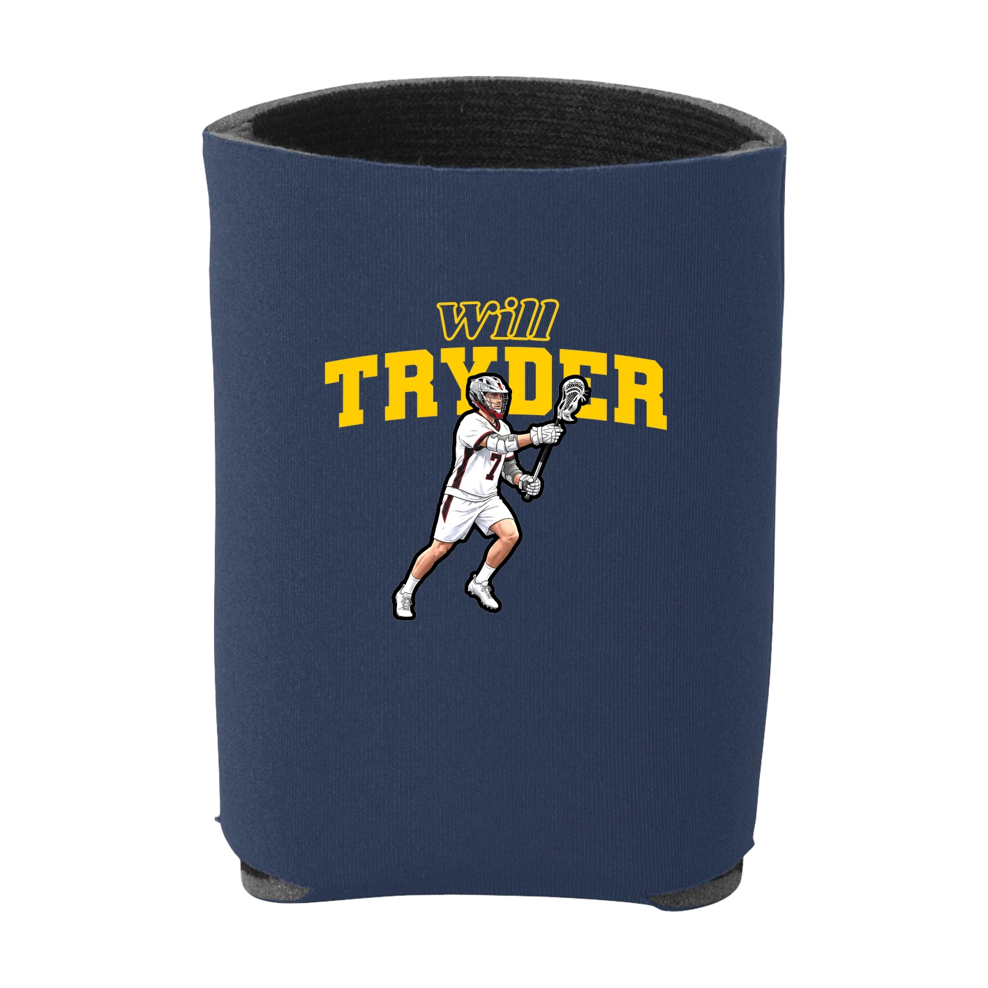 Can Holder — Name Arch in Navy