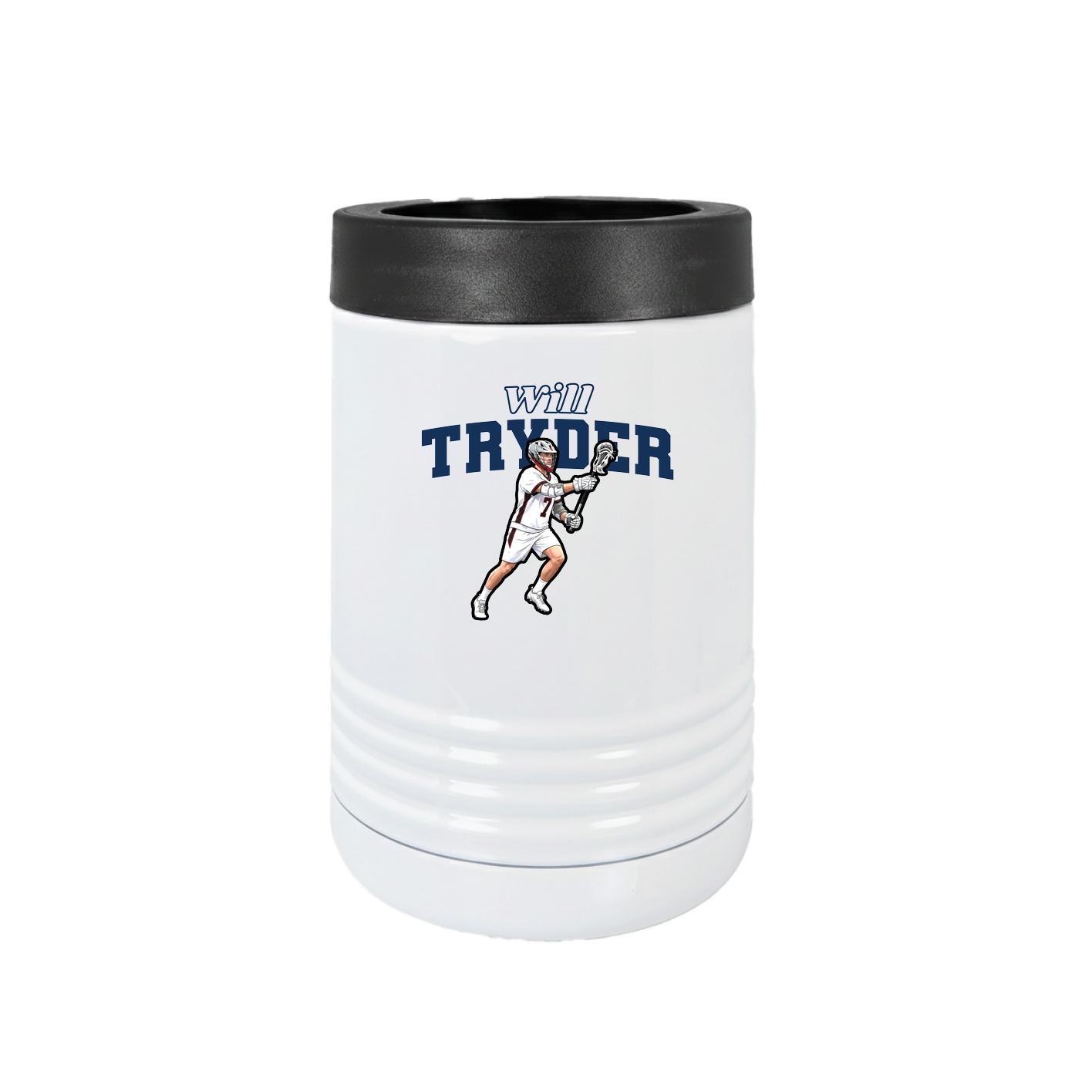 Beverage Holder — Name Arch in White