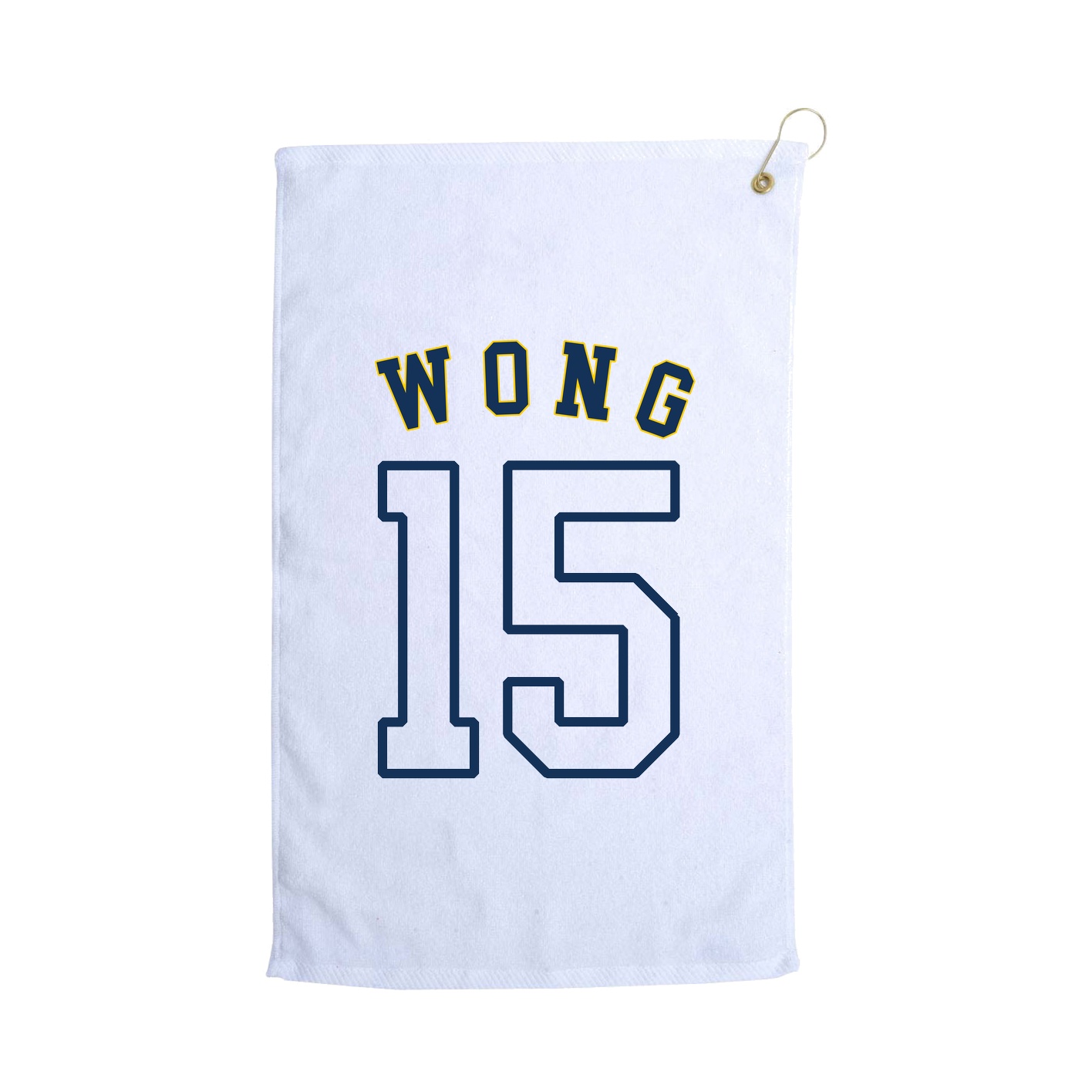 Golf Towel — Shirsey Arch in White