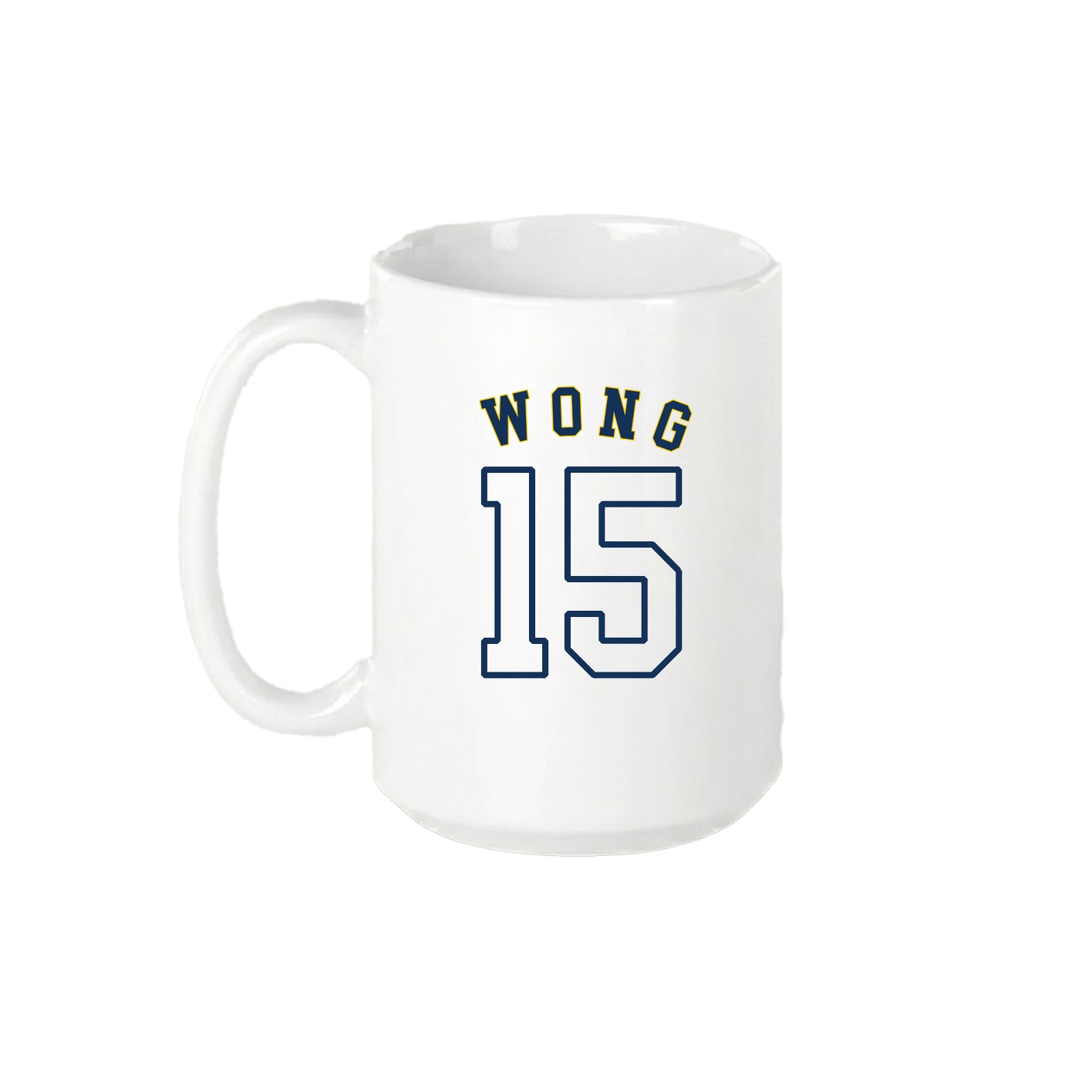 15oz Coffee Mug — Shirsey Arch in White