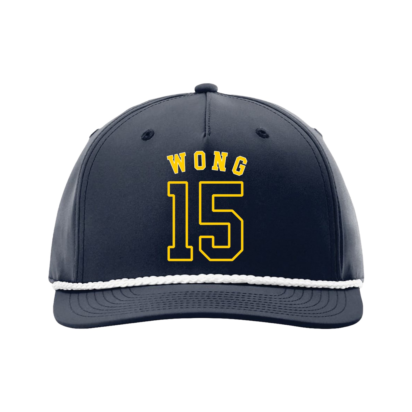 Five-Panel Classic Rope Cap — Shirsey Arch in Navy
