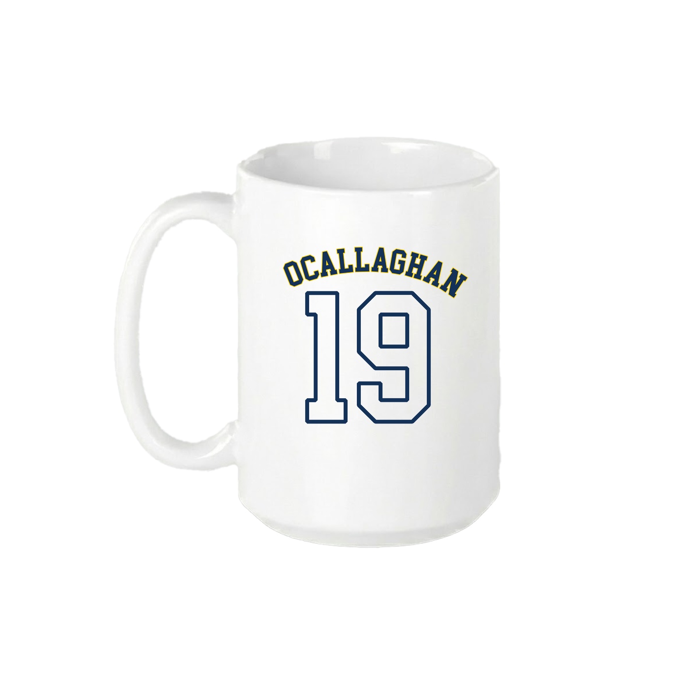 15oz Coffee Mug — Shirsey Arch in White