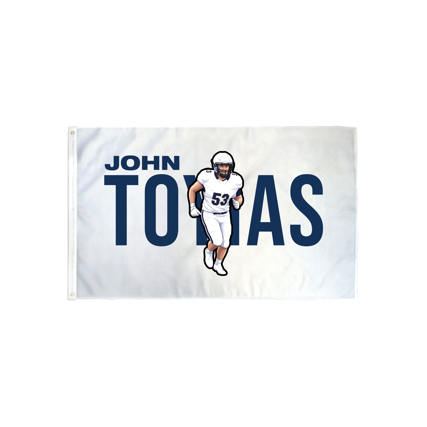 3x5 Flag — Player Name in Classic