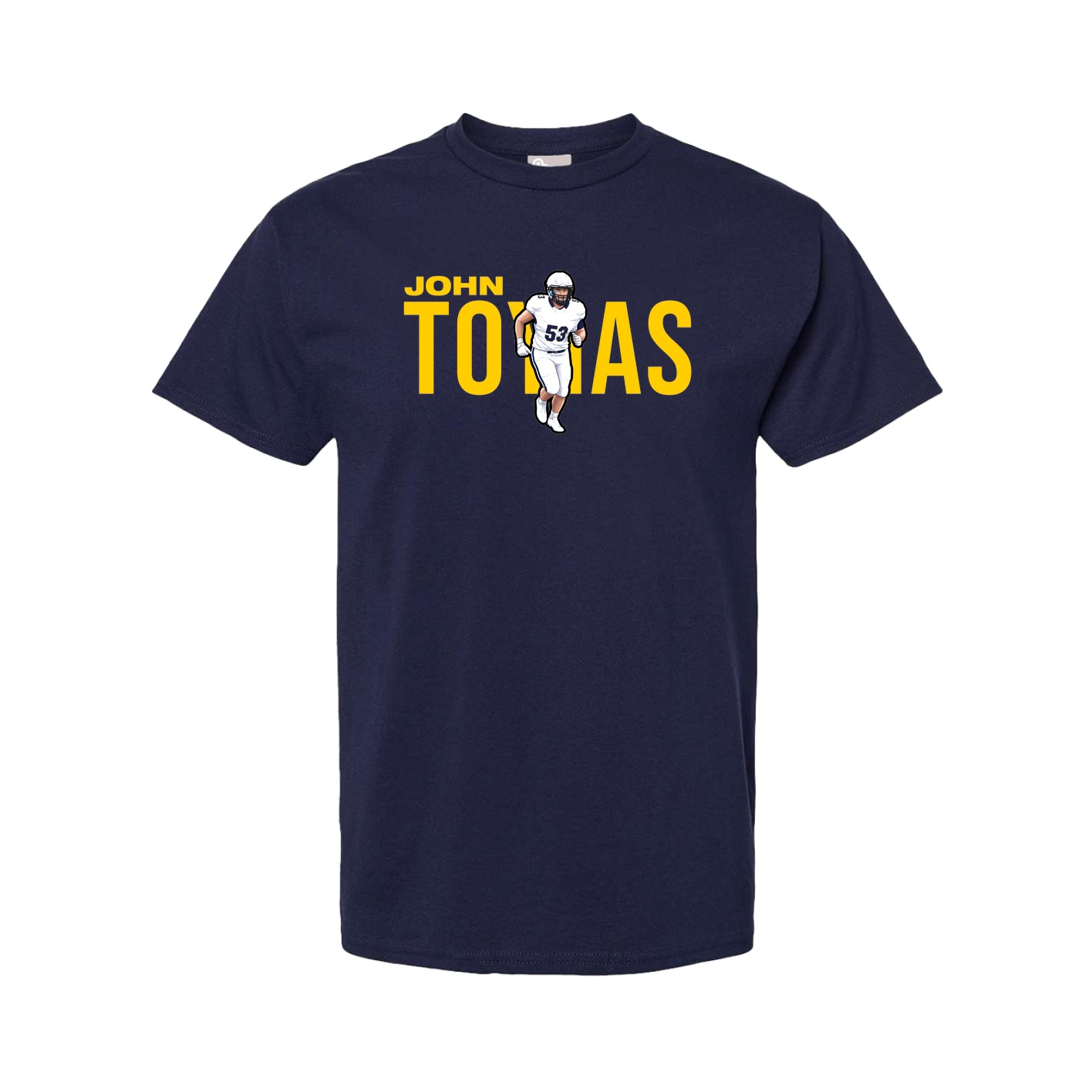 Tee — Player Name in Navy