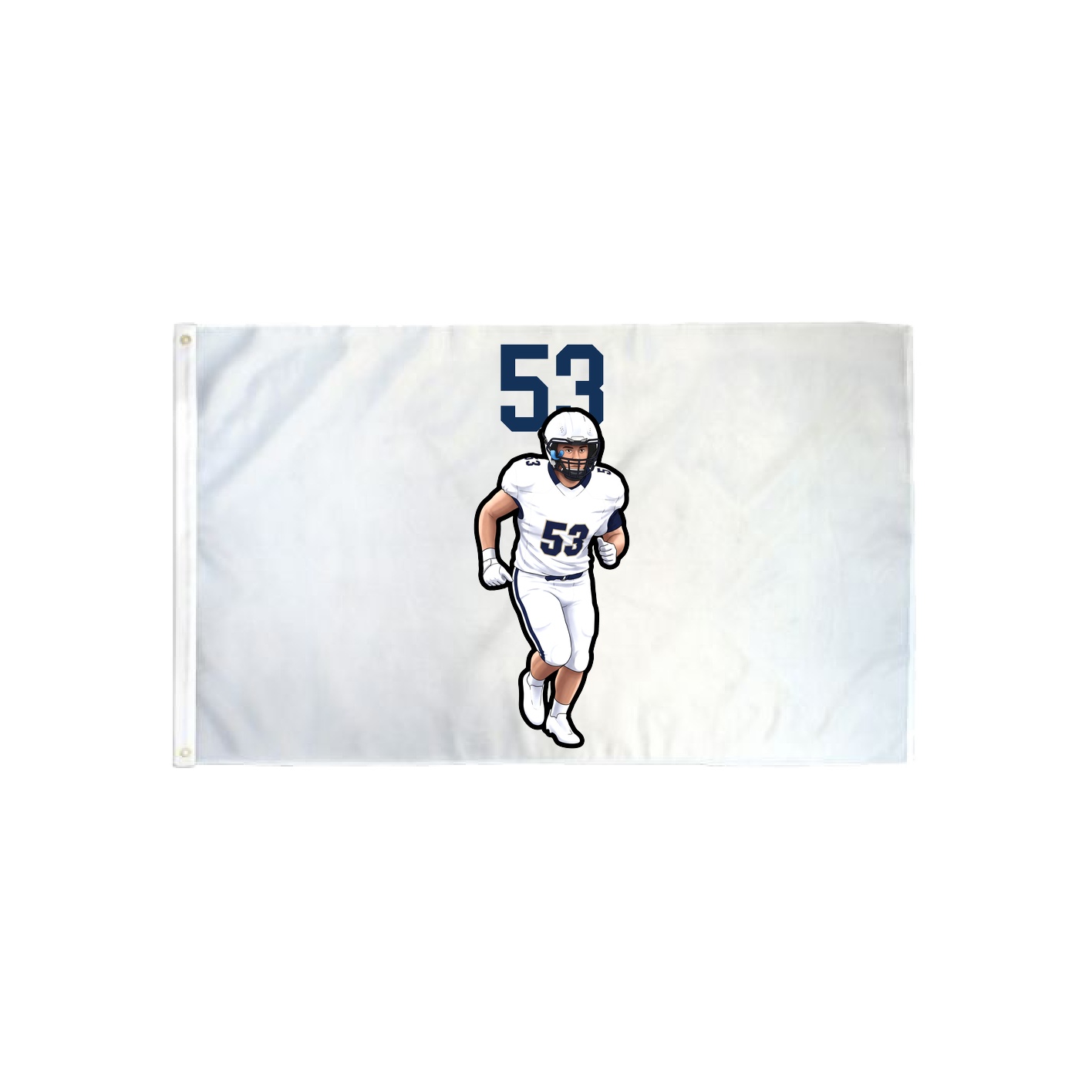 3x5 Flag — Number Top in Classic