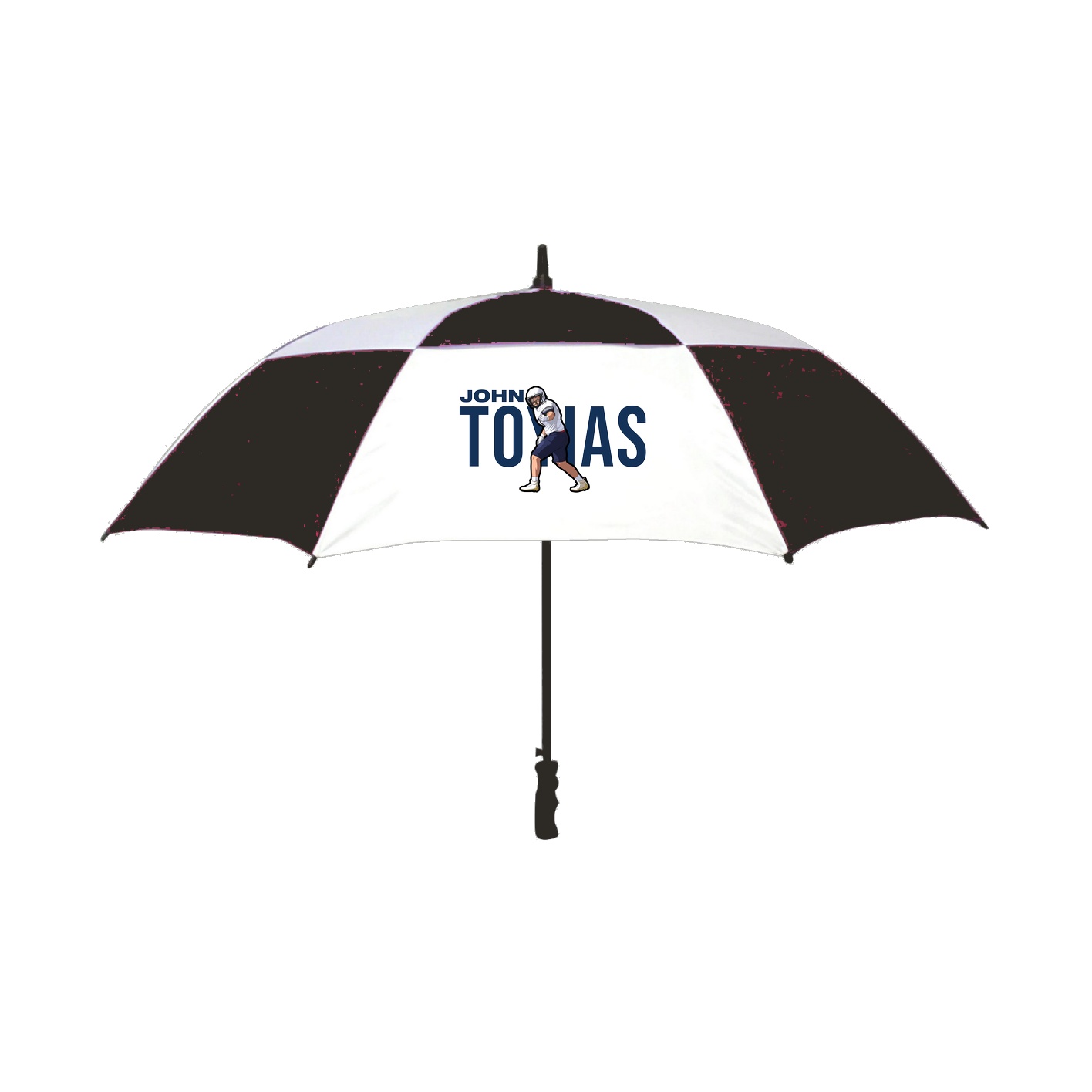 Golf Umbrella — Player Name in Black
